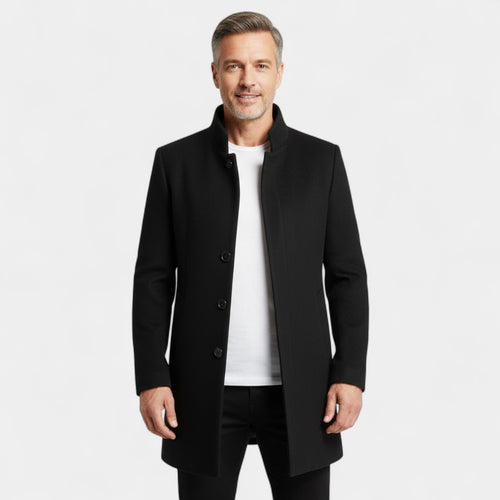 Riche | Manteau Homme en Laine – Long Trench Élégant
