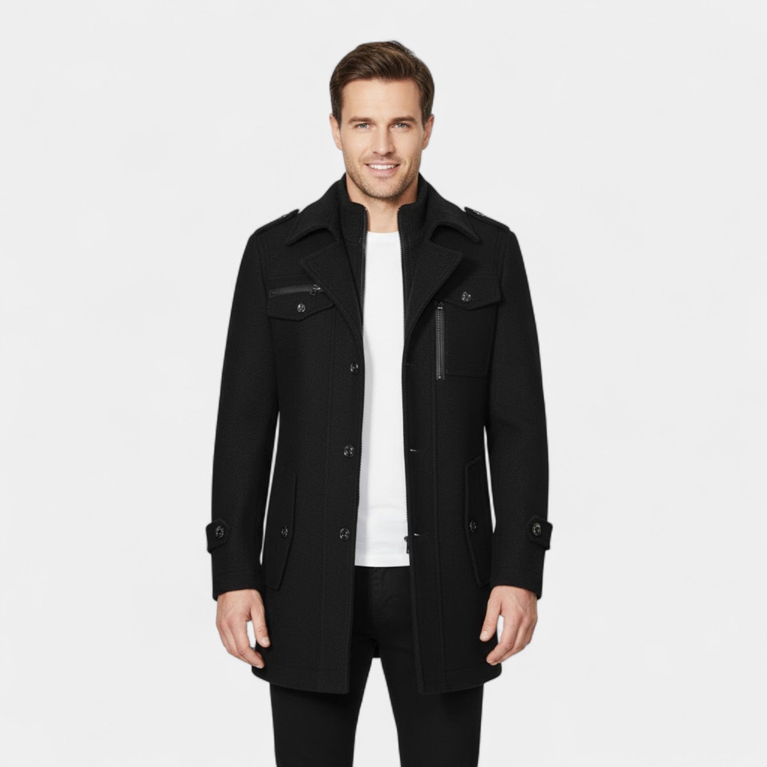 Riche | Manteau homme mi-long en laine