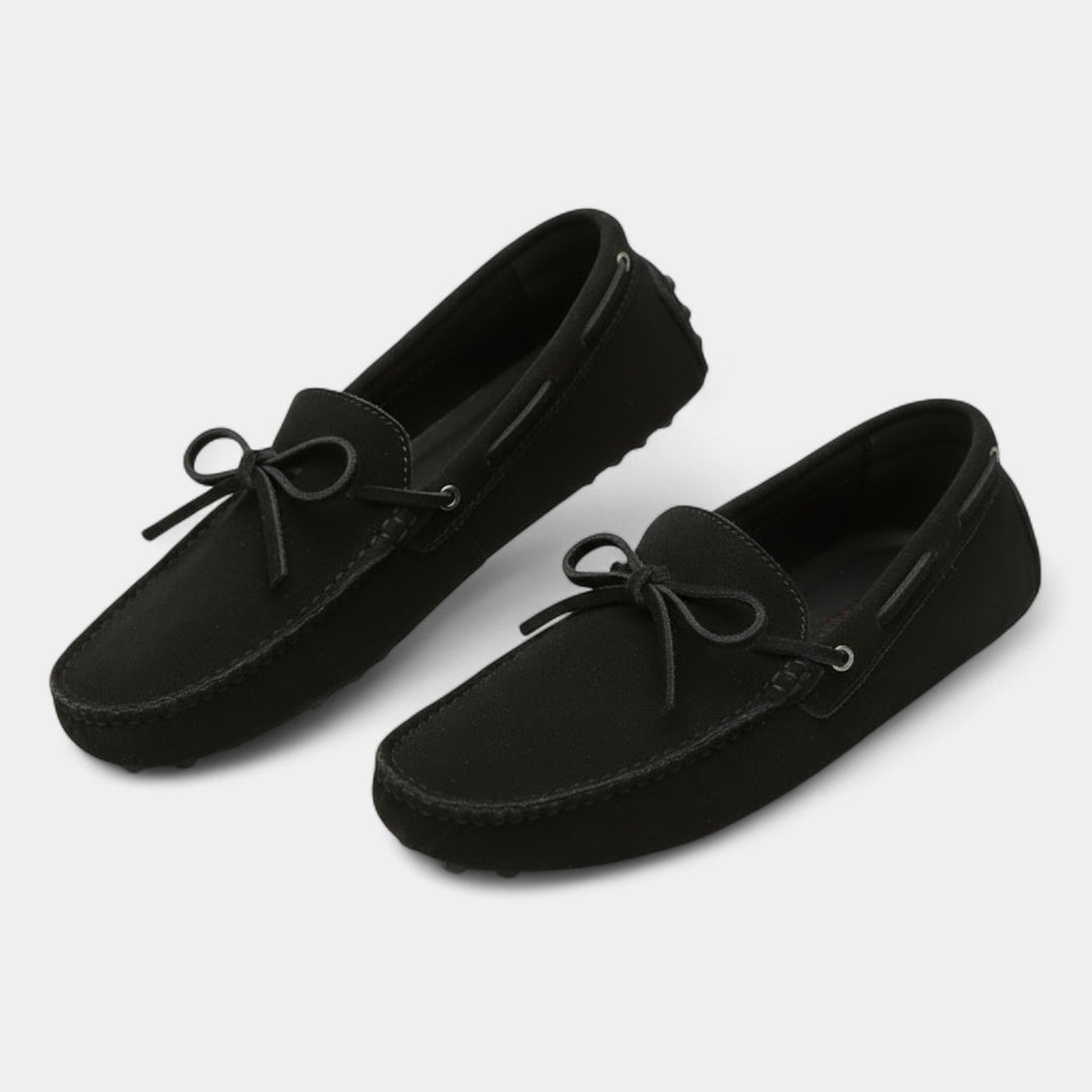 Riche | Mocassins Homme en Cuir Suédé – À Lacets