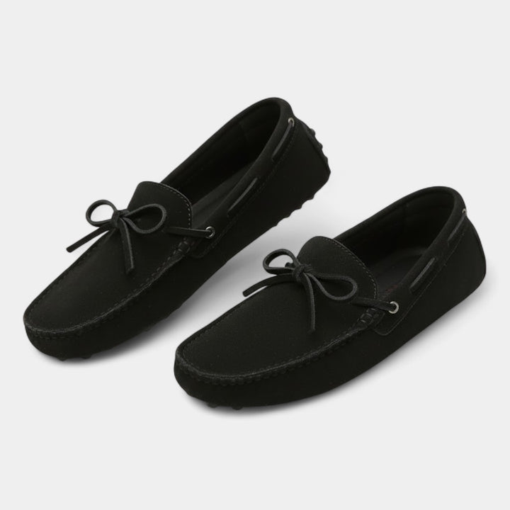 Riche | Mocassins Homme en Cuir Suédé – À Lacets
