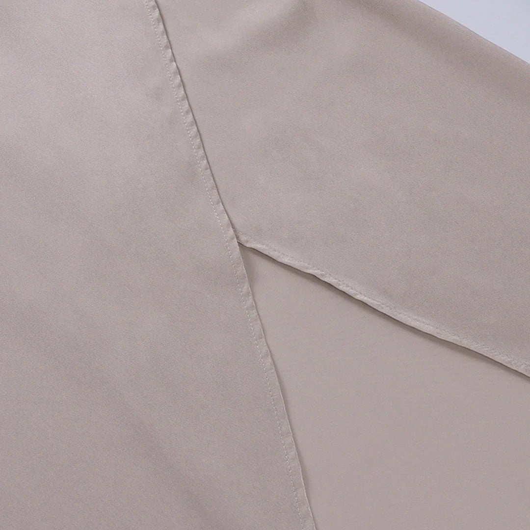 Dame Slipkjole V-hals Slids – Slim Fit Spaghettistropper | Silkeblød Drapé