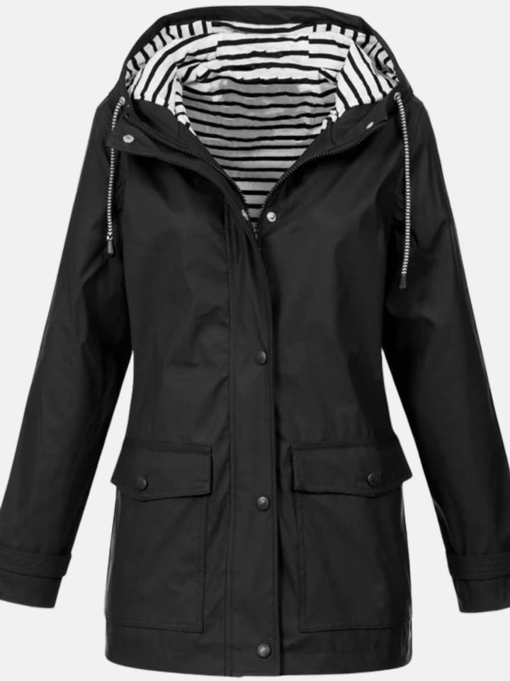 Imperméable Femme à Capuche – Coupe Ample Légère | Shell Imperméable