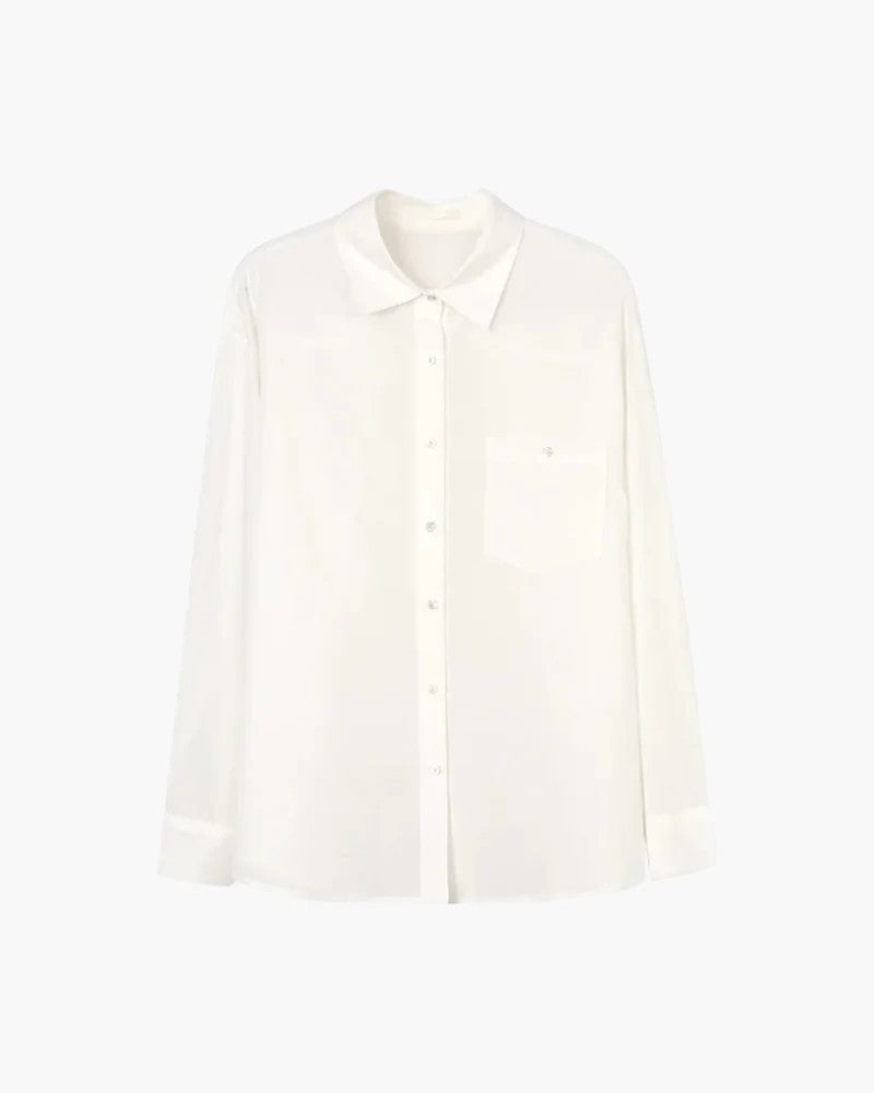 Women's button-down linen shirt – Light, relaxed fit