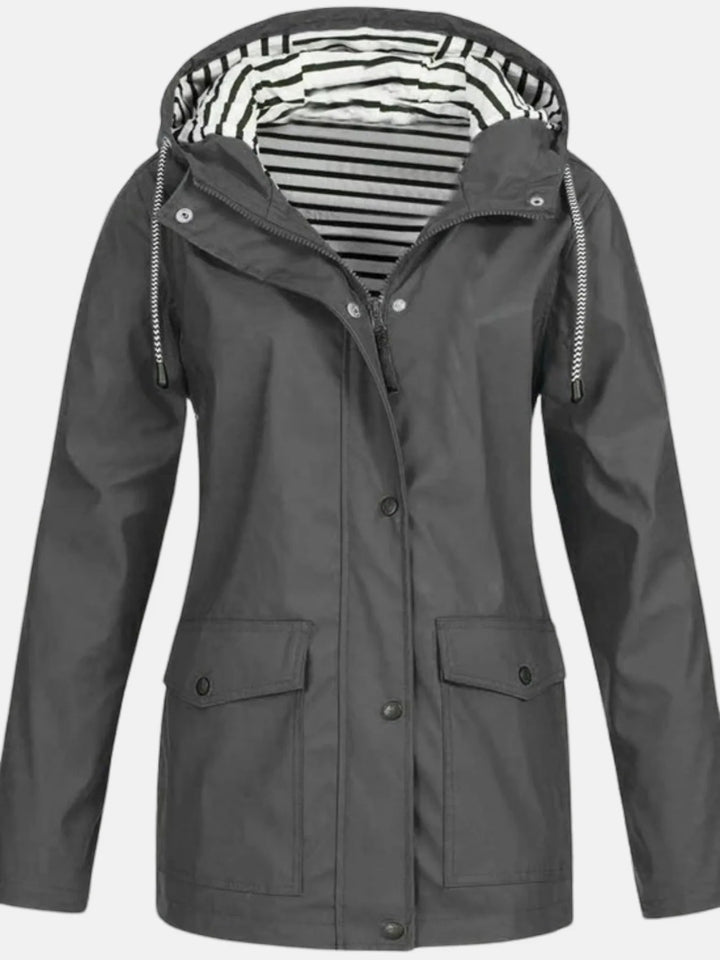 Imperméable Femme à Capuche – Coupe Ample Légère | Shell Imperméable
