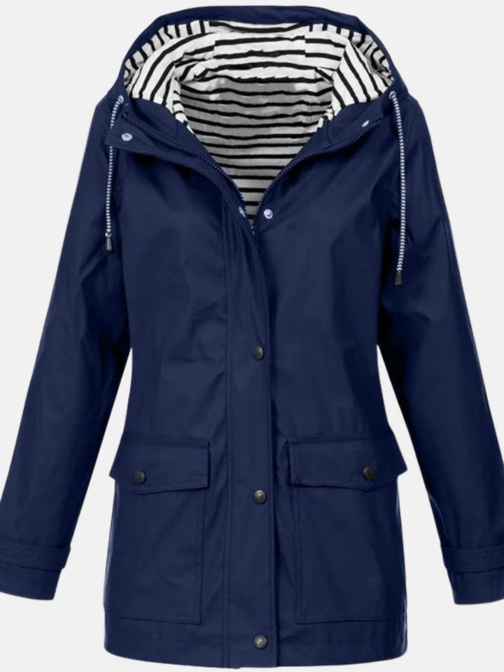 Imperméable Femme à Capuche – Coupe Ample Légère | Shell Imperméable