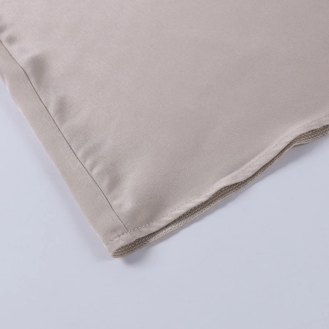 Dame Slipkjole V-hals Slids – Slim Fit Spaghettistropper | Silkeblød Drapé