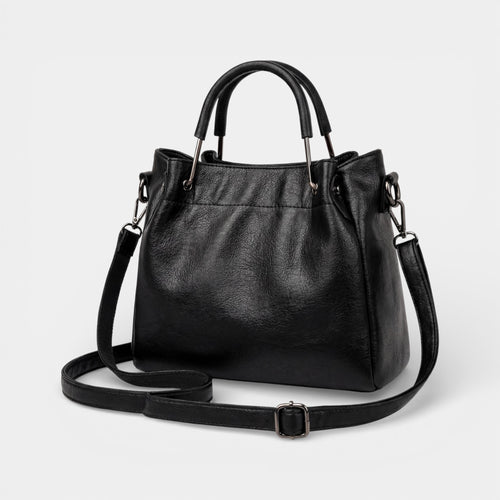 Riche | Sac seau rétro femme en cuir souple