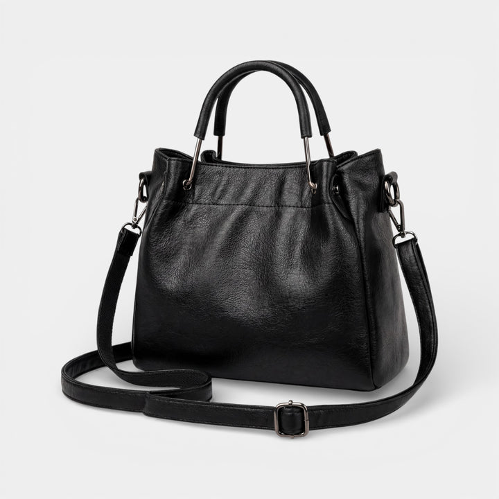 Weiche Leder-Beuteltasche für Damen – Umhängeriemen