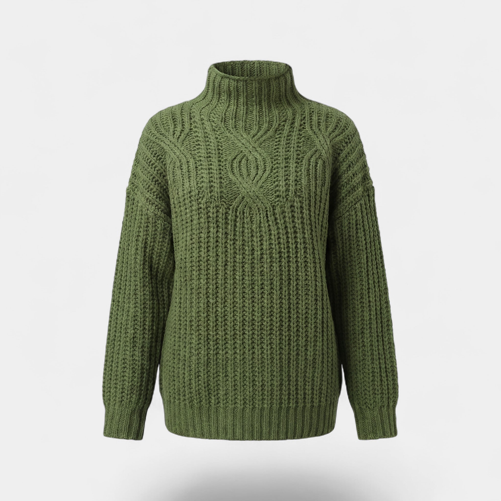 Riche | Pull à col montant en acrylique pour femme