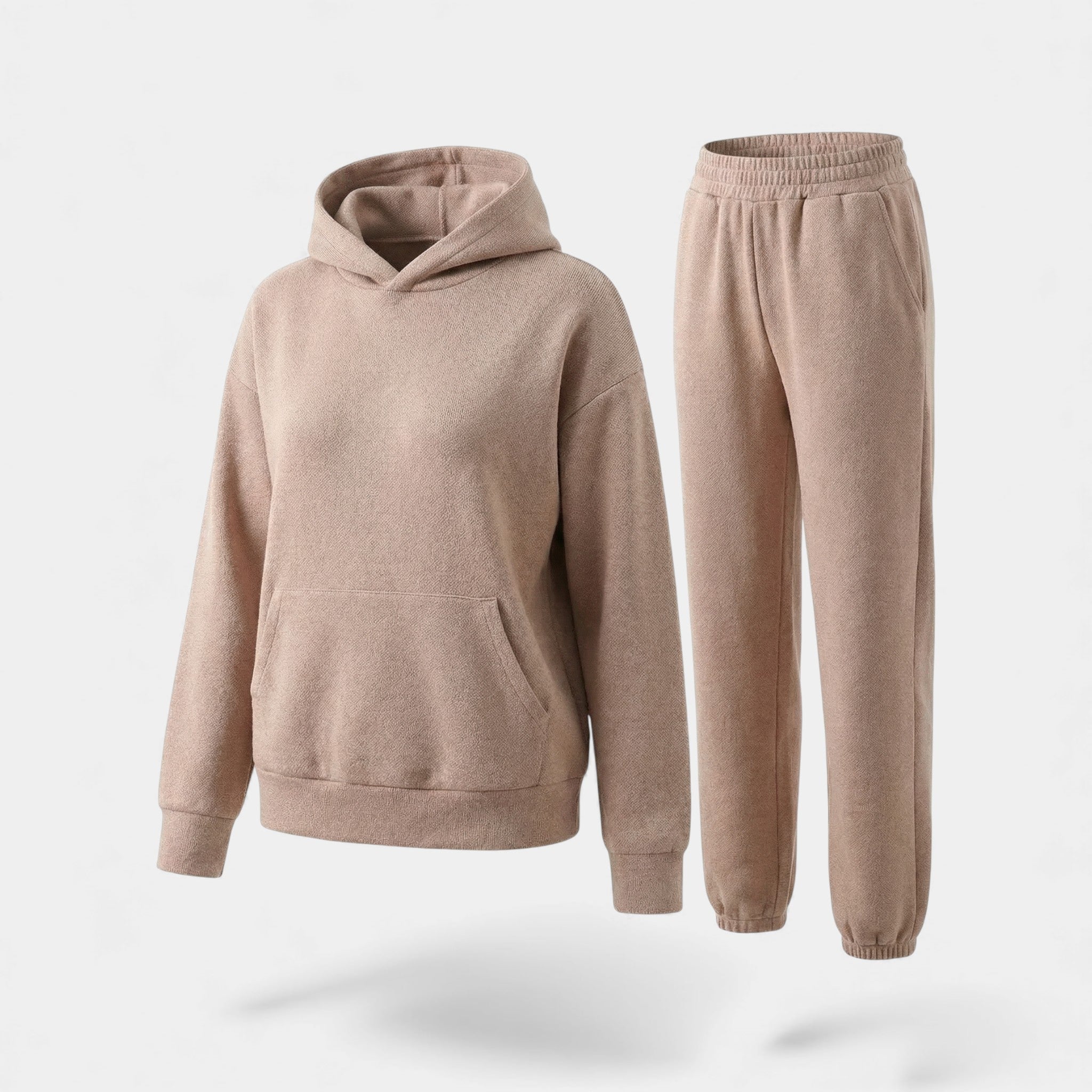 Riche | Ensemble casual femme en coton à capuche