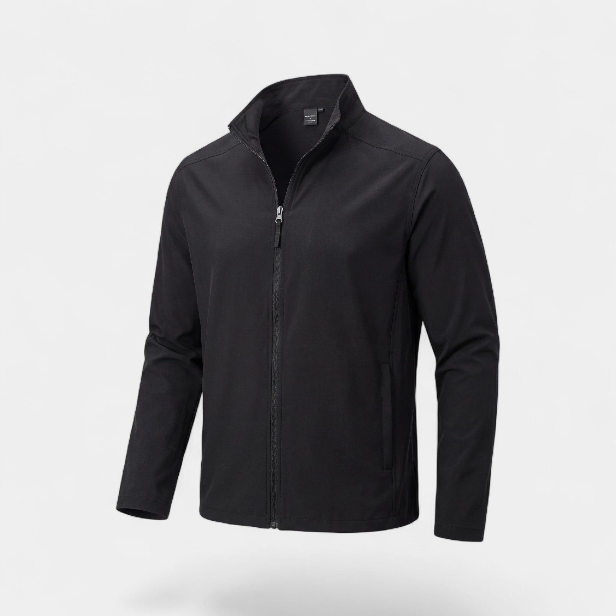 Riche | Veste zippée en tissu lisse pour homme