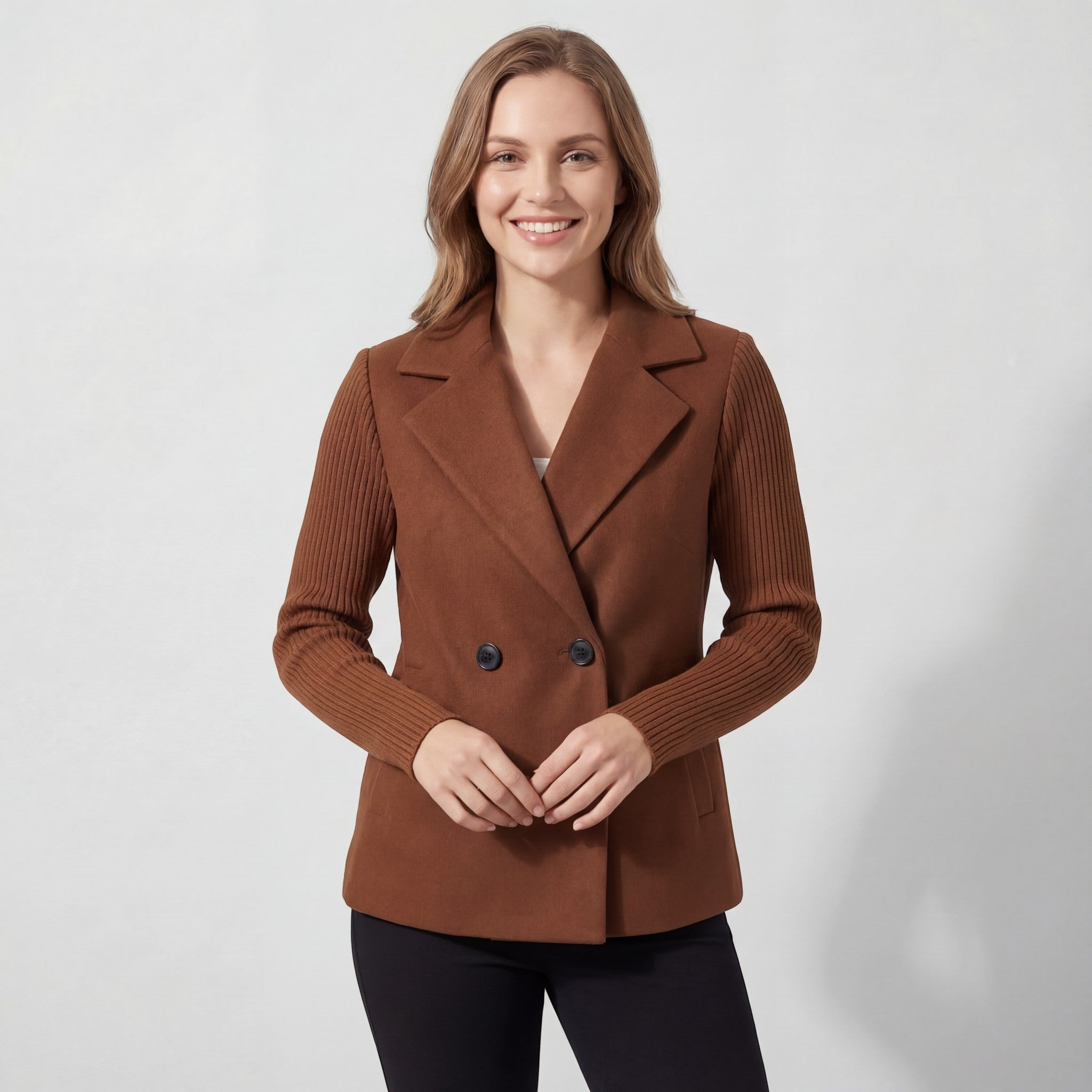 Riche | Manteau femme en laine double boutonnage