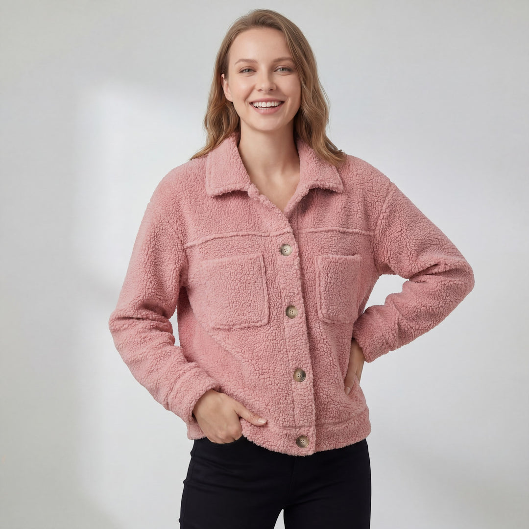 Riche | Veste femme en laine d’agneau