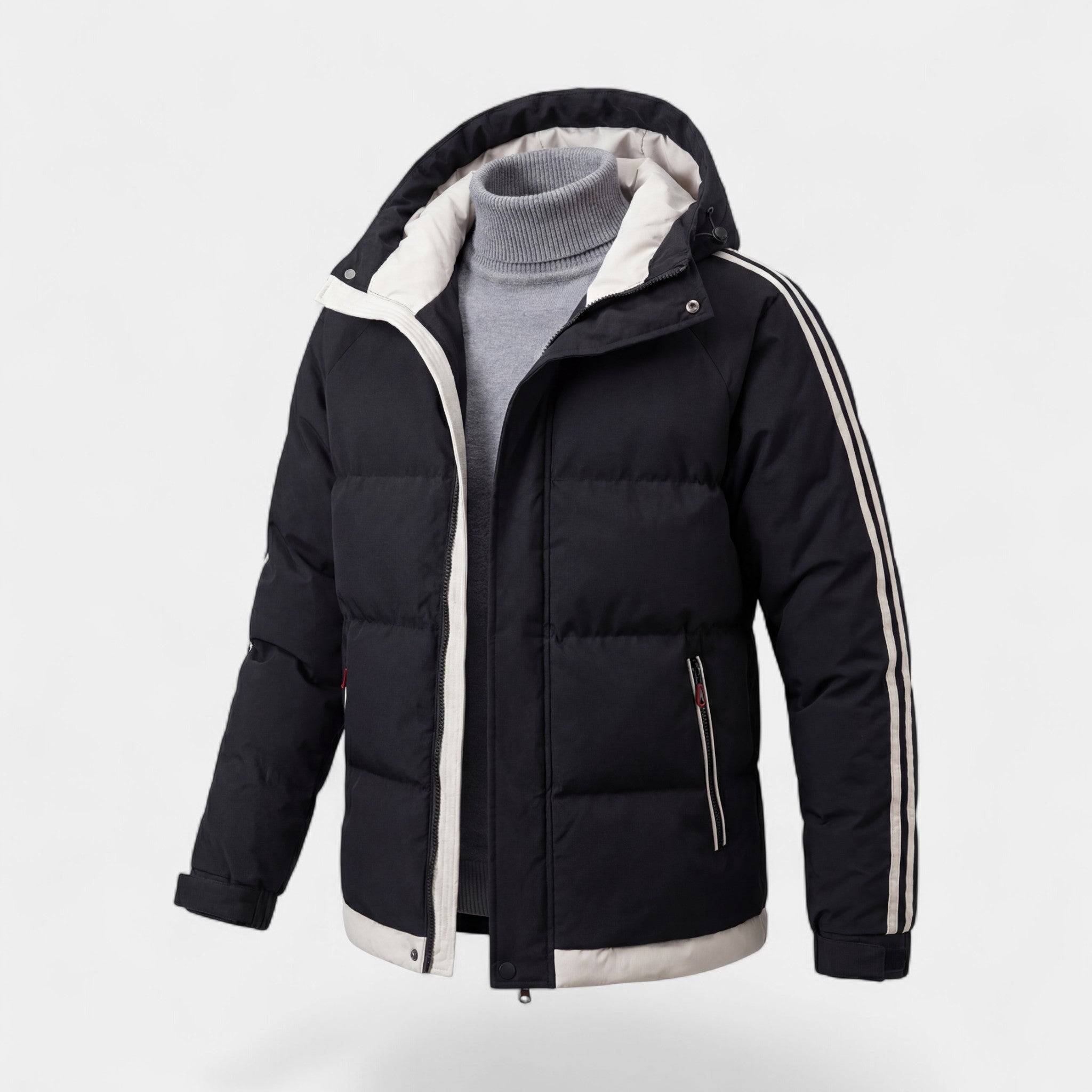 Riche | Veste d’Hiver Matelassée Lisse pour Homme