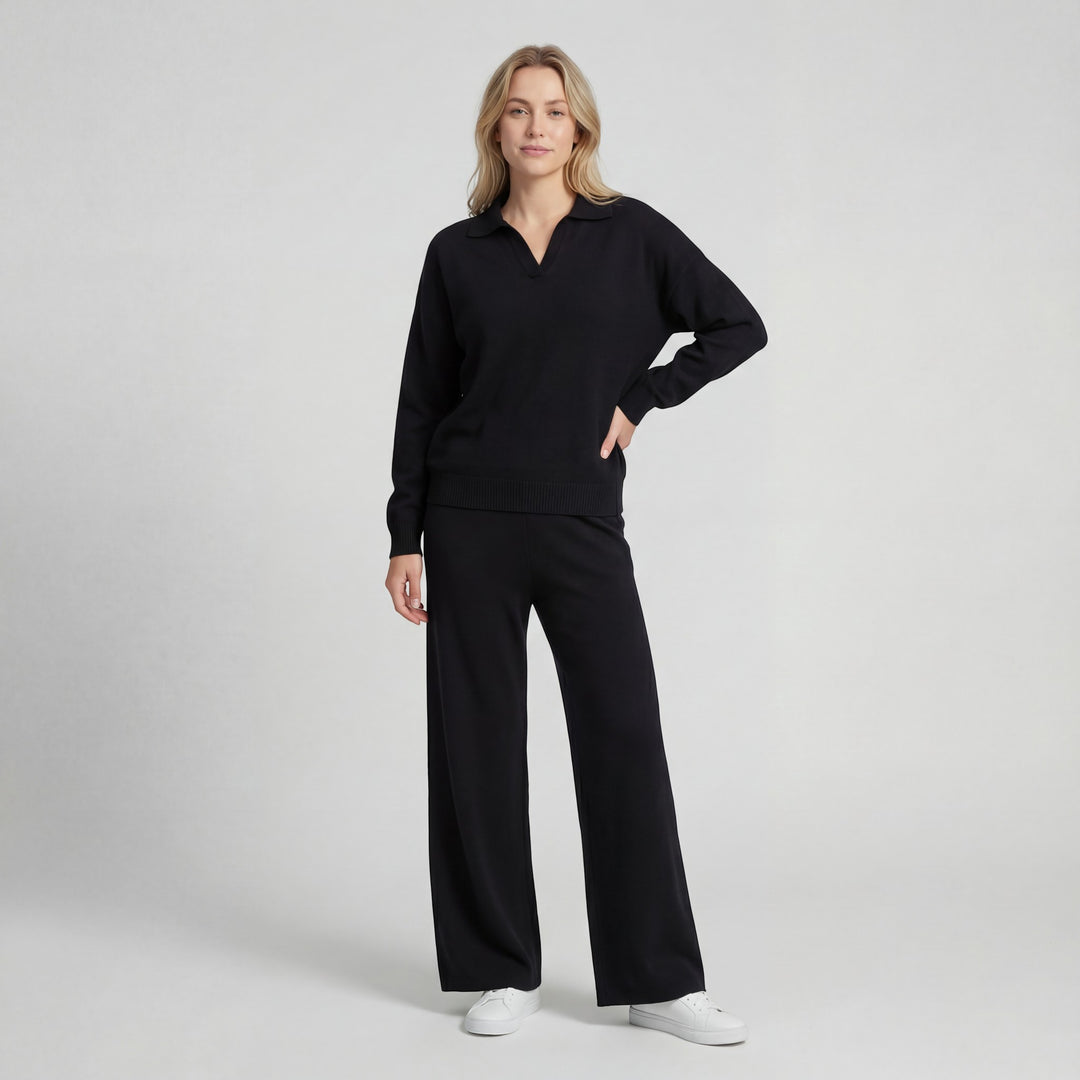 Riche | Ensemble en maille deux pièces pour femme