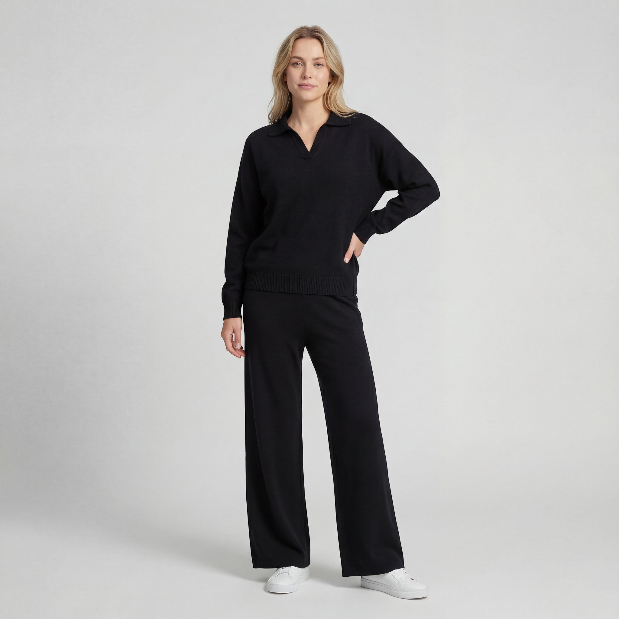 Riche | Ensemble en maille deux pièces pour femme