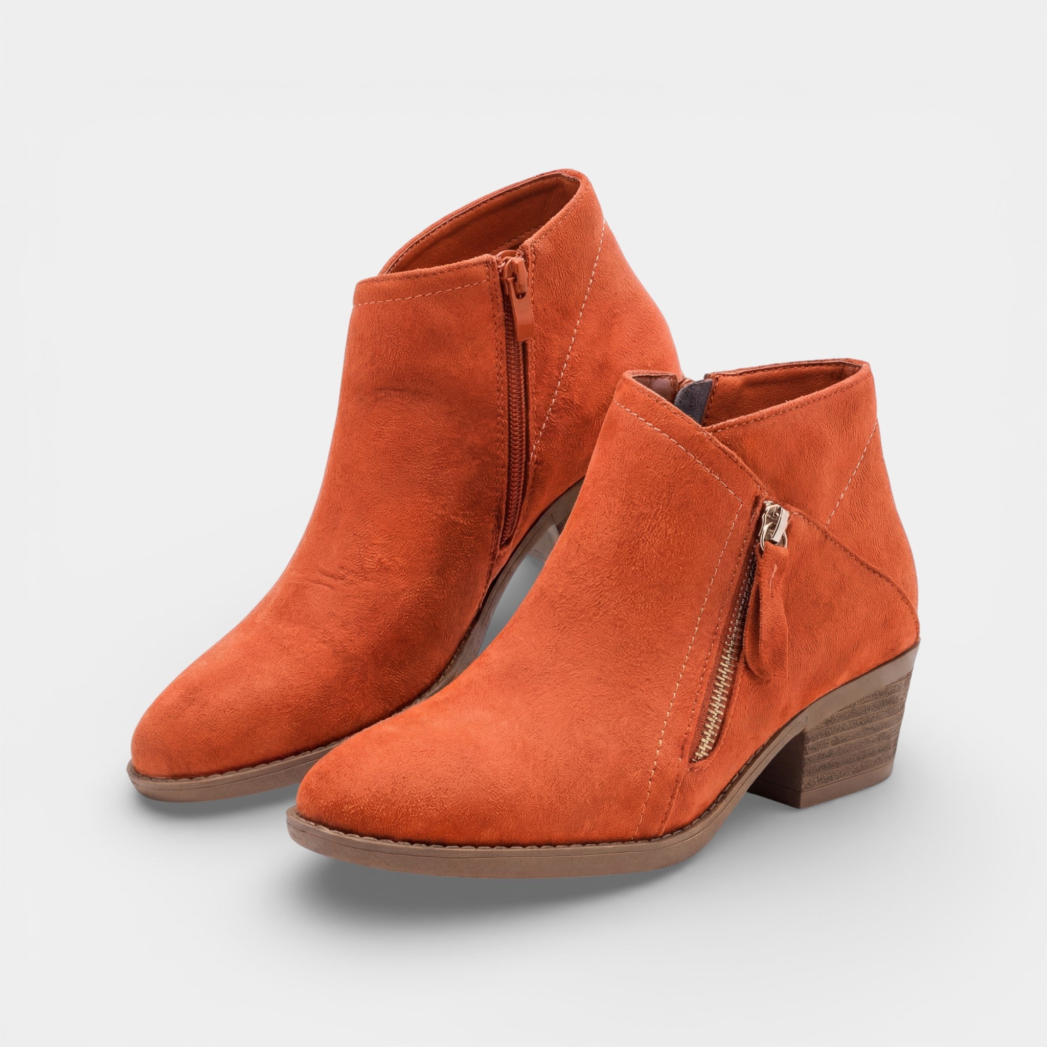 Riche | Bottines femme en cuir à talon moyen
