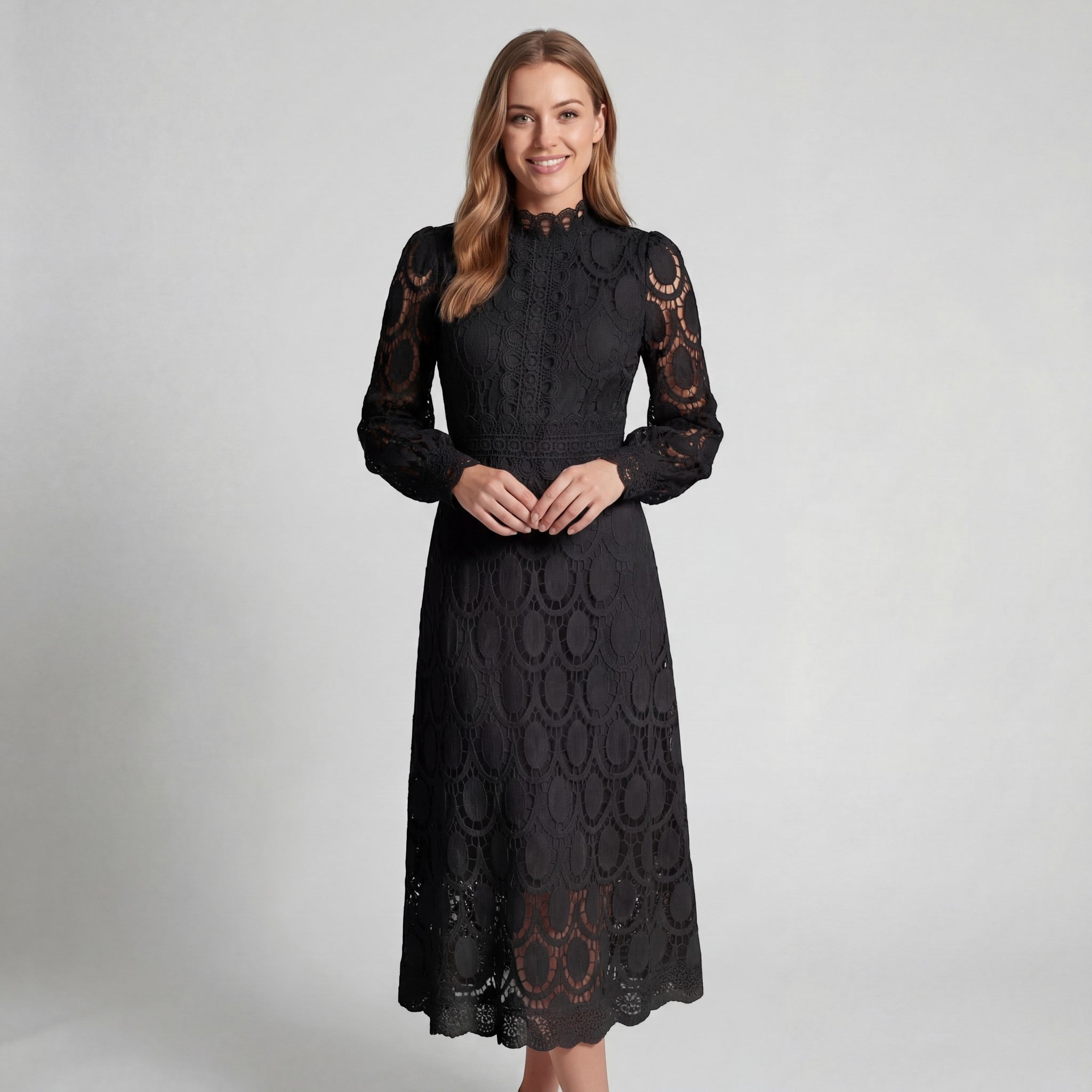 Riche | Robe longue femme en coton fin