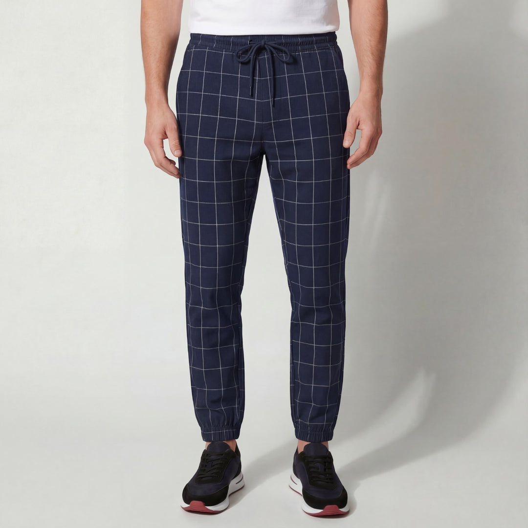 Riche | Karierte Herrenhose aus Baumwolle