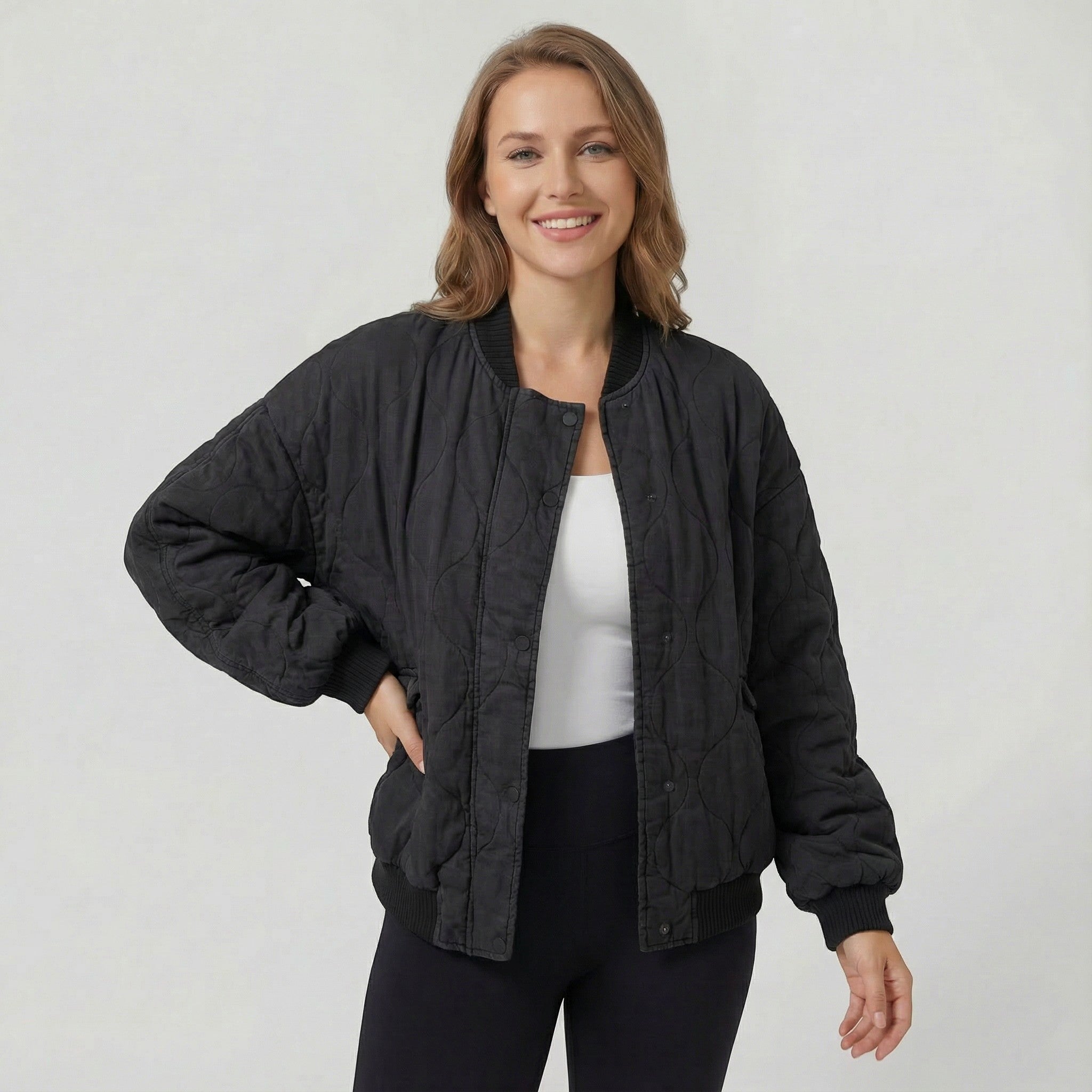 Riche | Veste matelassée ample pour femme
