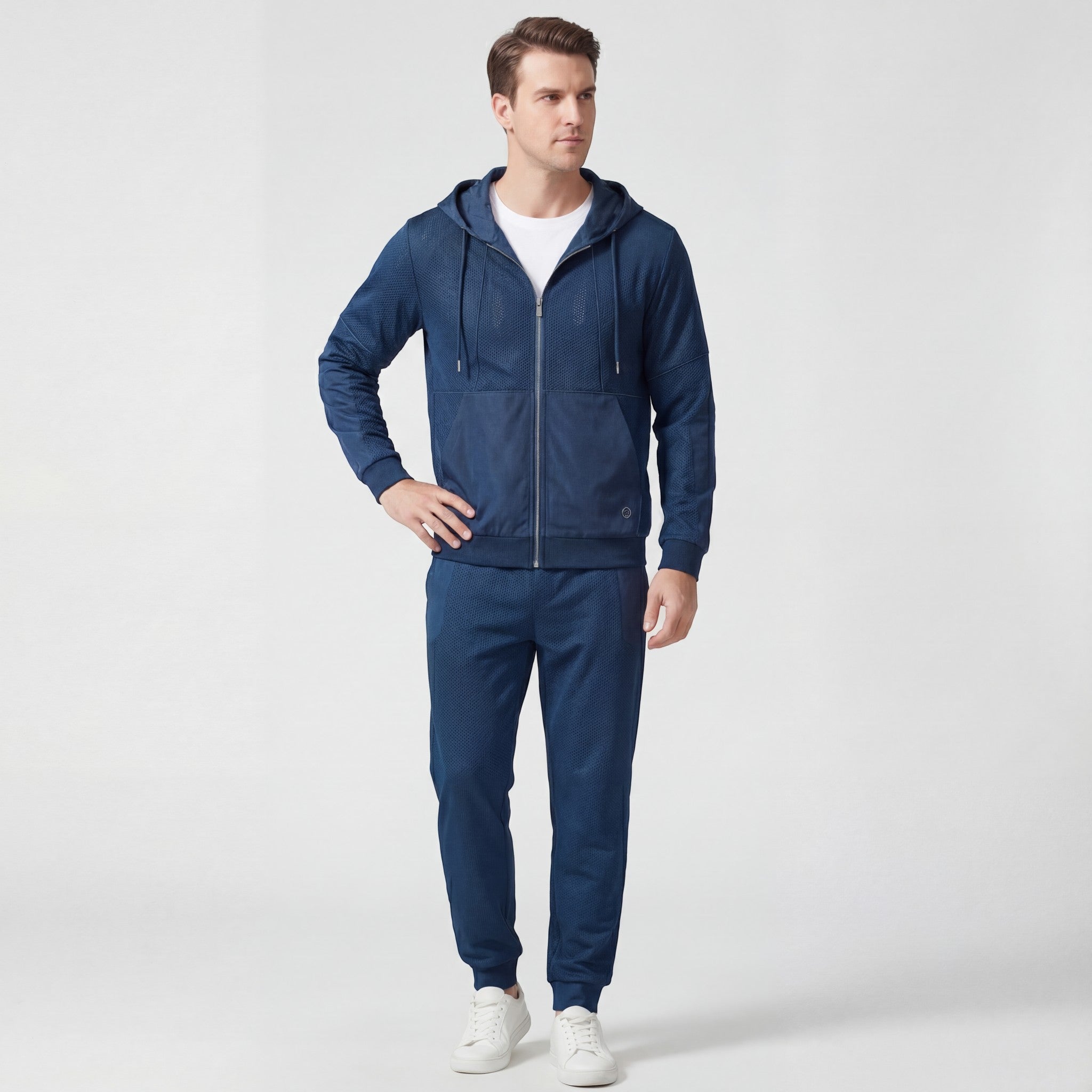 Riche | Ensemble de loisirs à capuche coupe ajustée homme
