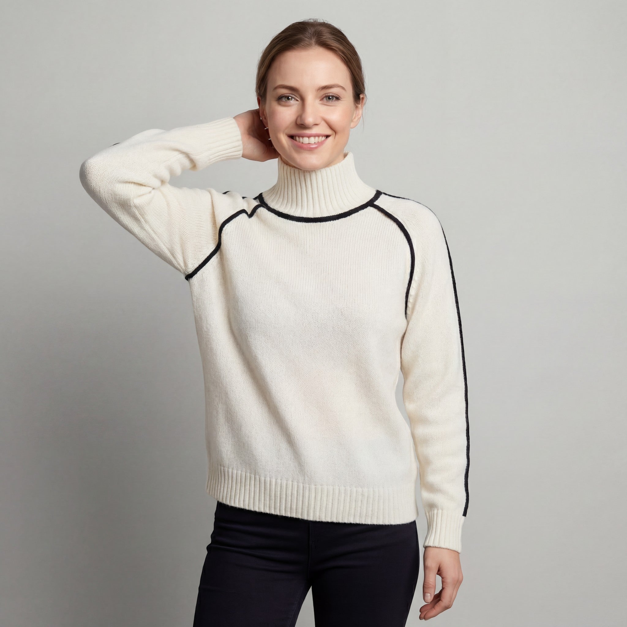 Riche | Pull femme en maille héritage moderne