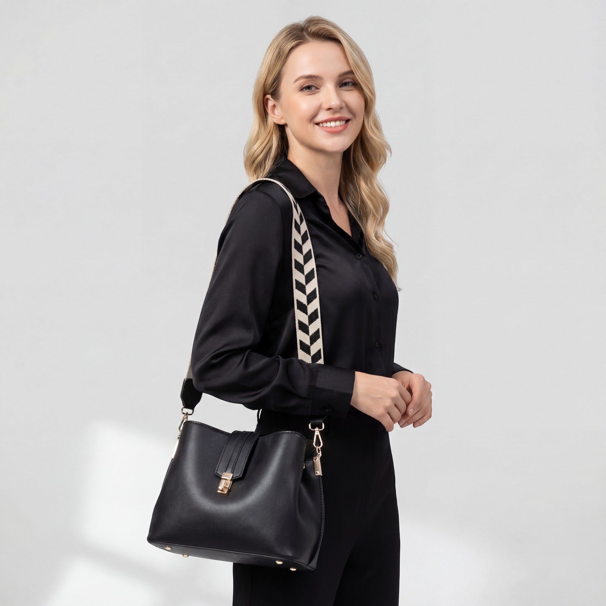 Riche | Sac seau structuré femme