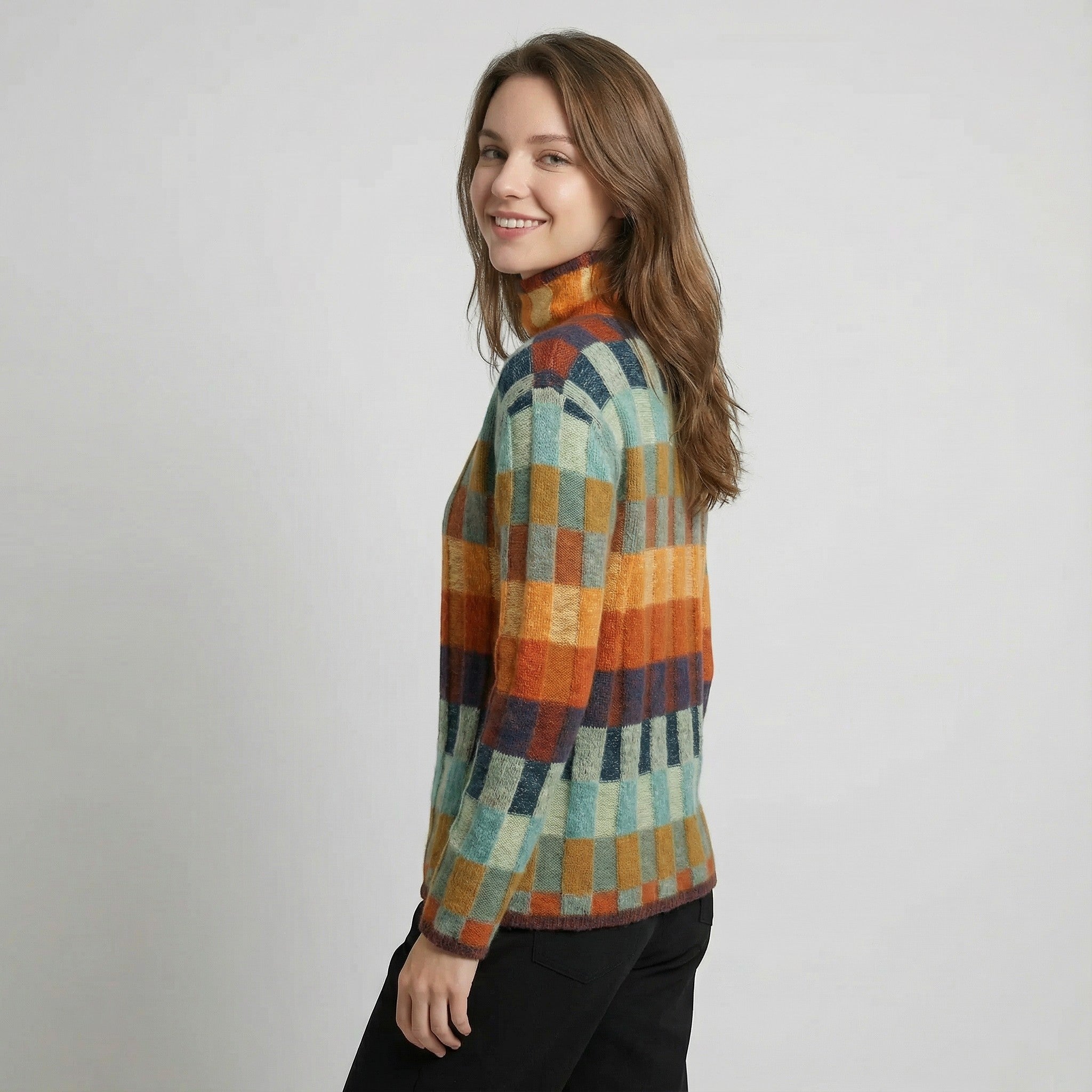 Riche | Pull col roulé femme en laine