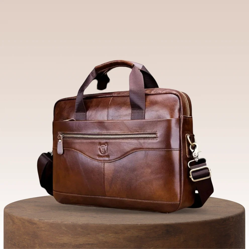 Riche | Herre-messengerbag i oksekind