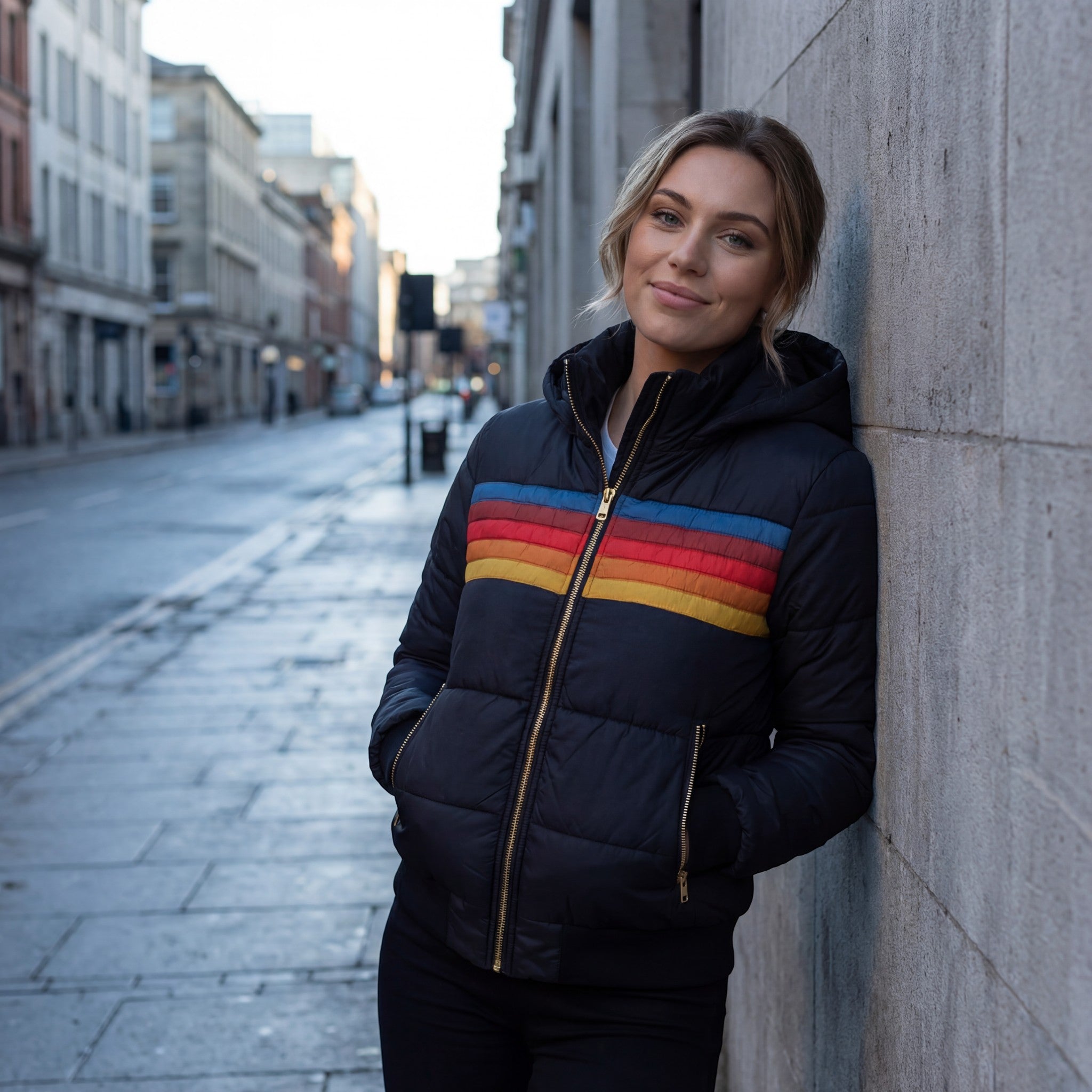 Riche | Veste à capuche en coton raffiné pour femme