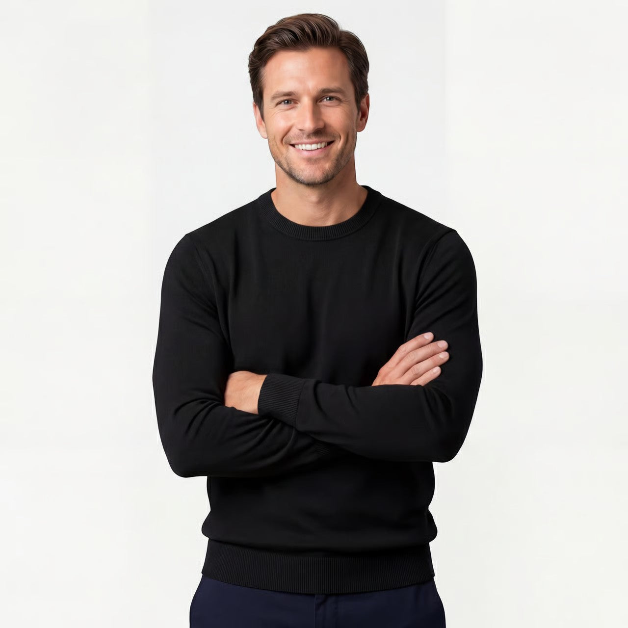 Riche | Pull homme coupe slim – Pull minimaliste casual