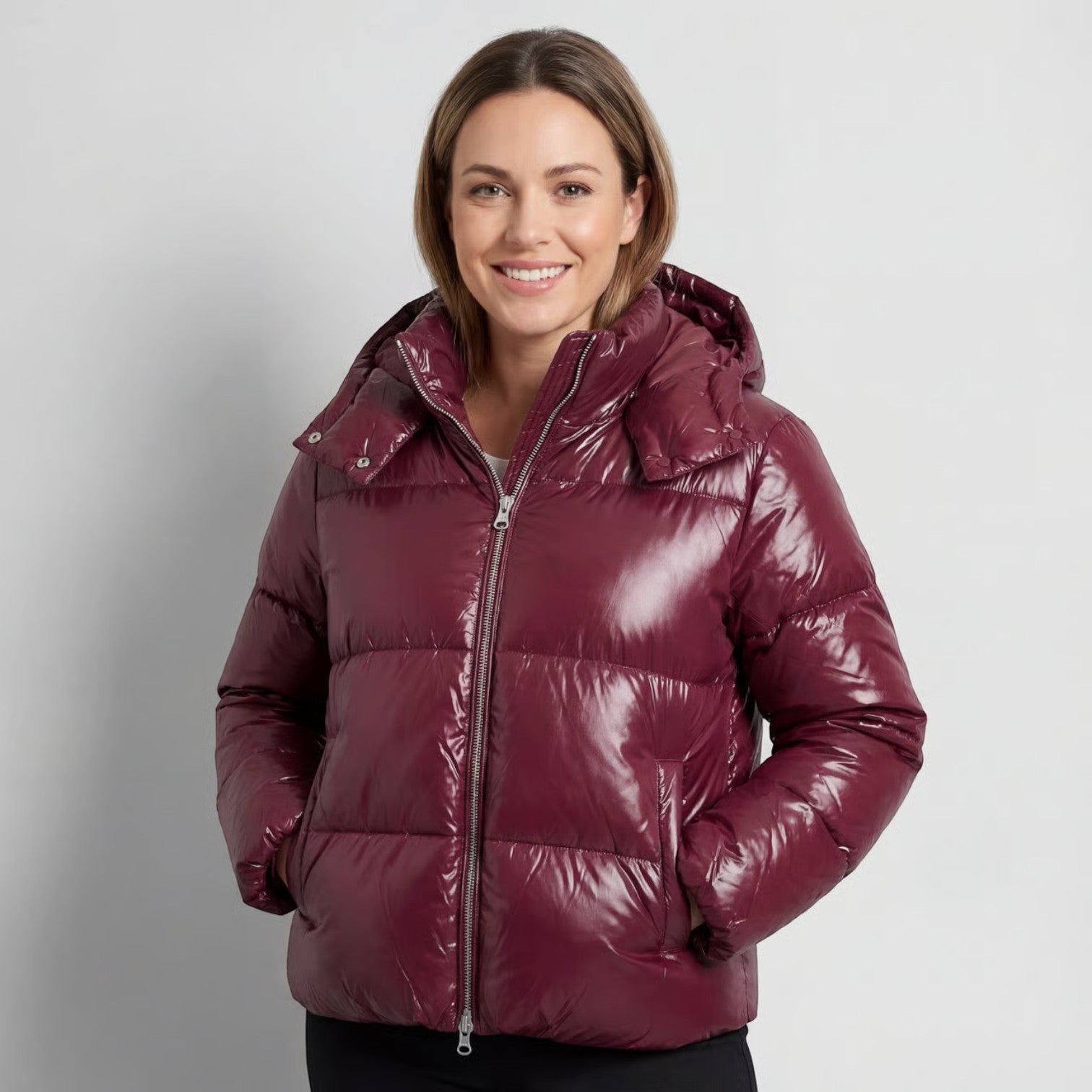 Riche | Veste à Capuche Matelassée en Coton pour Femme