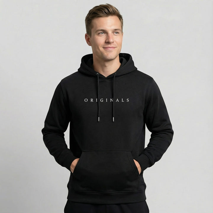 Herren-Kapuzenpullover aus Baumwollmischung – Lässige Passform