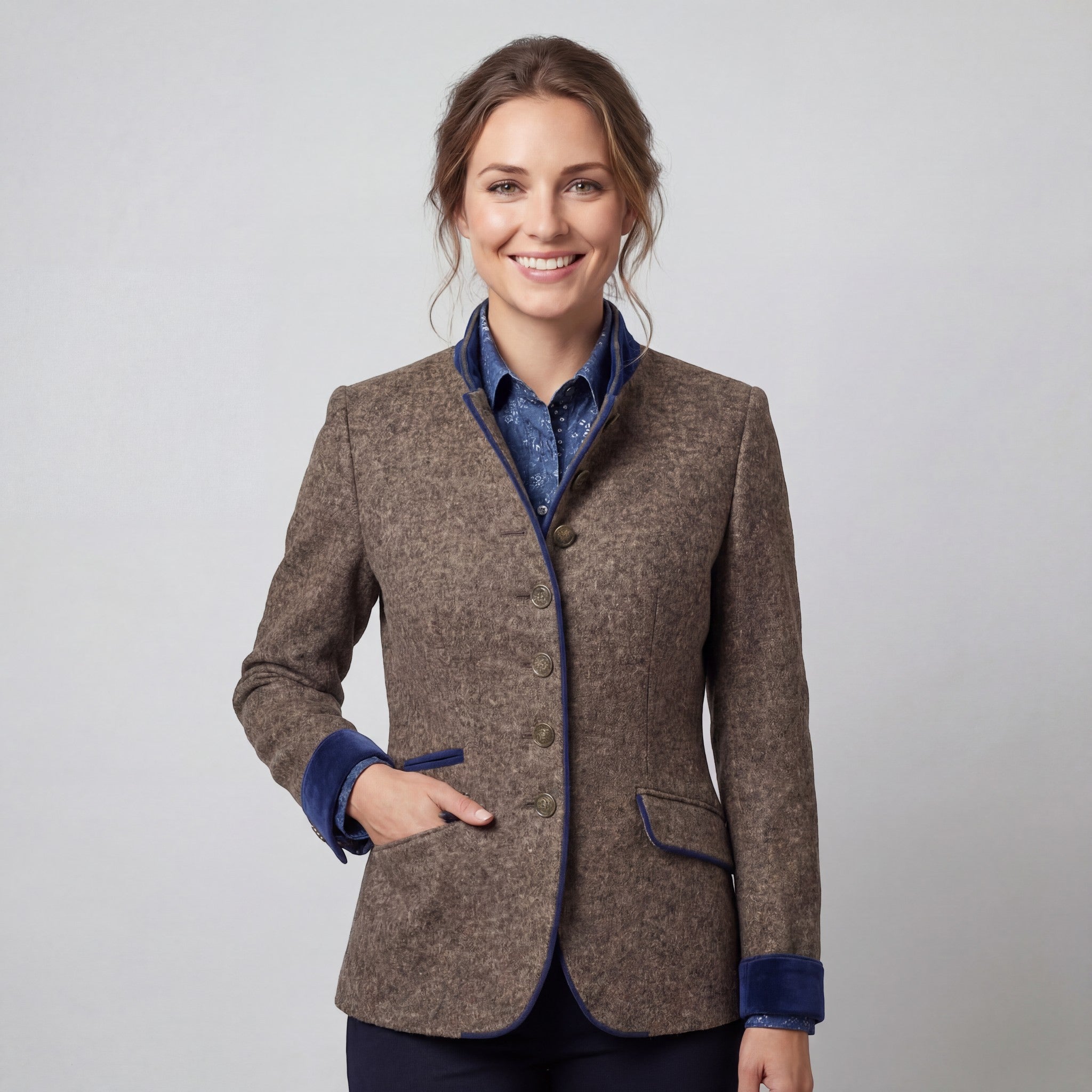 Riche | Blazer en laine mélangée femme