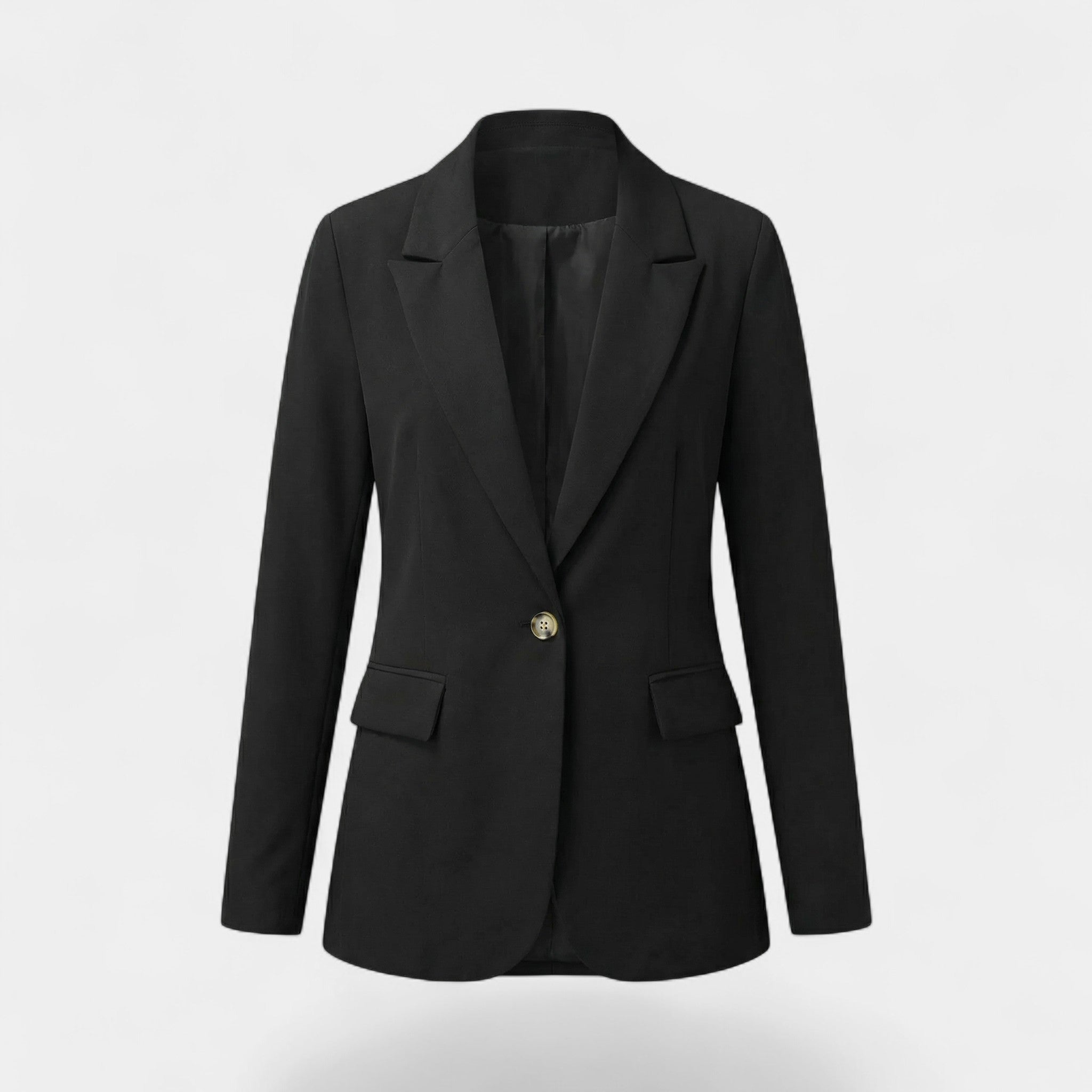 Blazer femme en tissu – Coupe structurée à bouton frontal