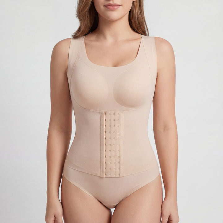 Débardeur gainant femme en nylon – Compression ferme effet sculptant