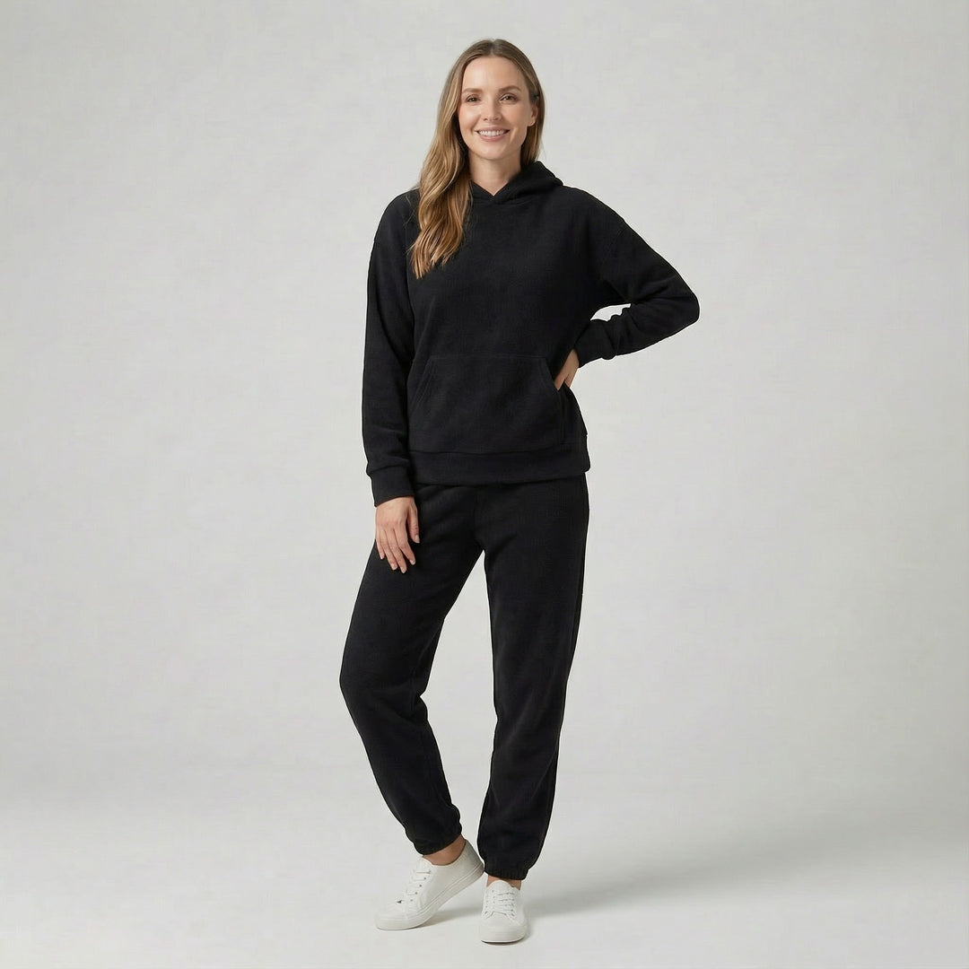 Riche | Ensemble casual femme en coton à capuche