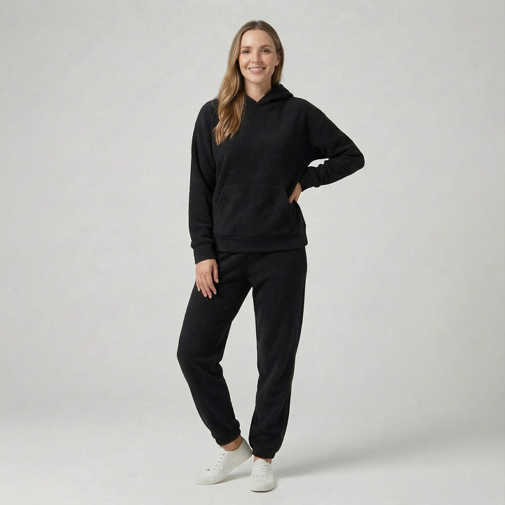 Riche | Ensemble casual femme en coton à capuche