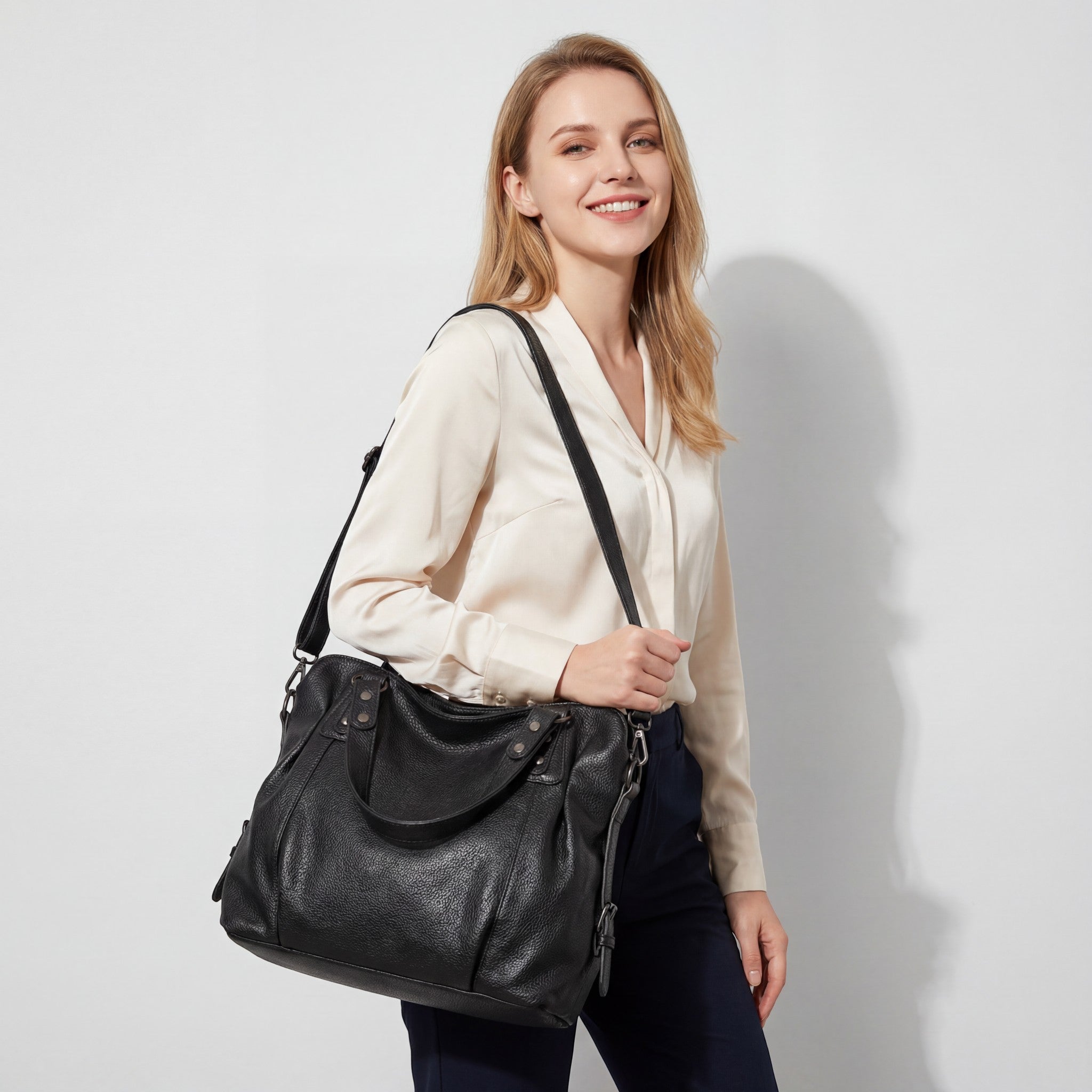 Riche | Sac à bandoulière pour femme aspect cuir
