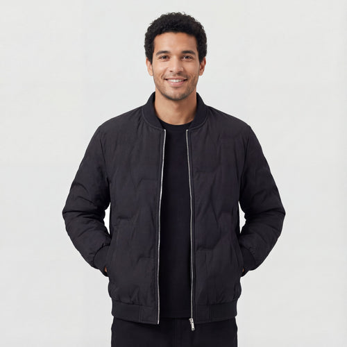 Riche | Veste d’Hiver Matelassée Doublée Peluche pour Homme