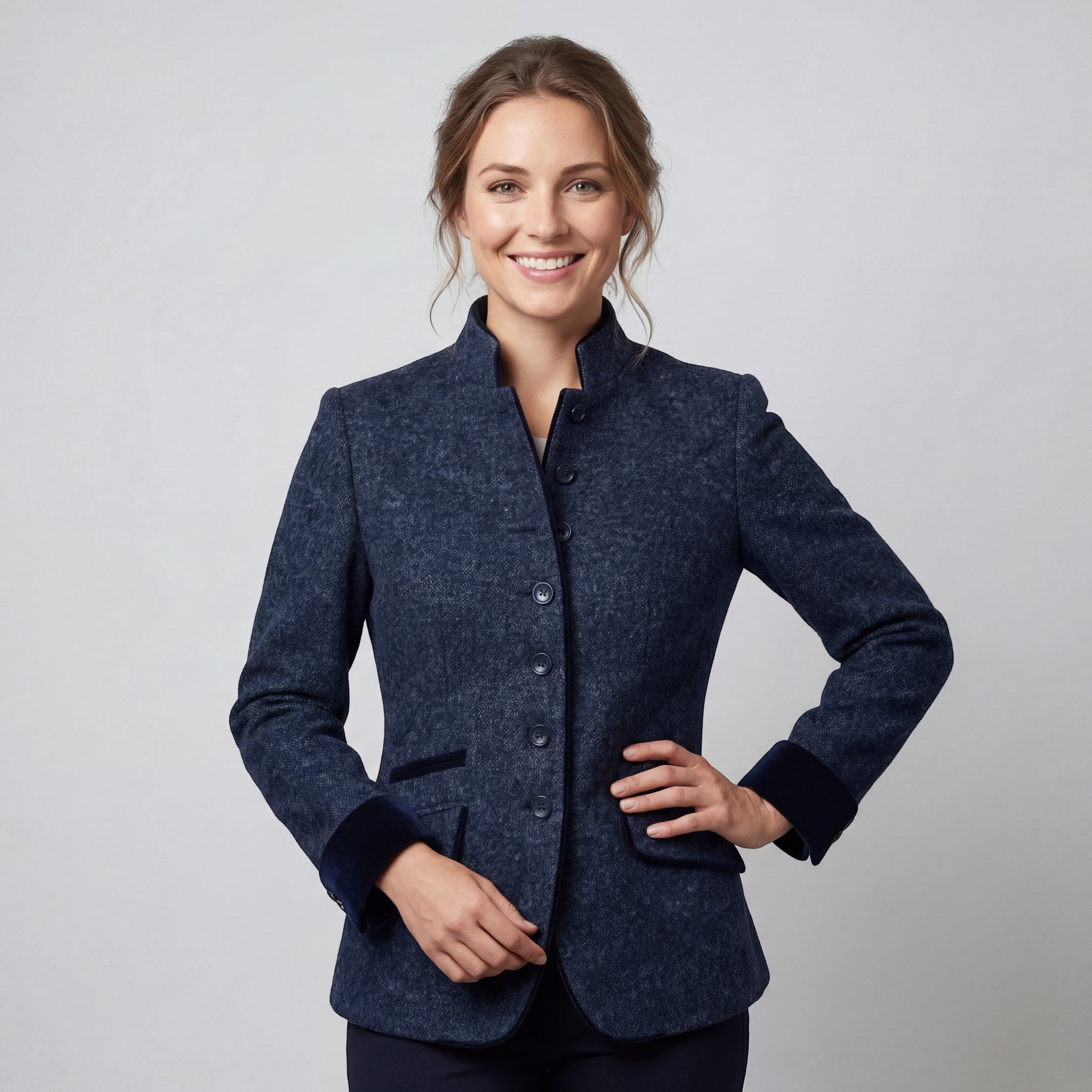 Riche | Blazer en laine mélangée femme