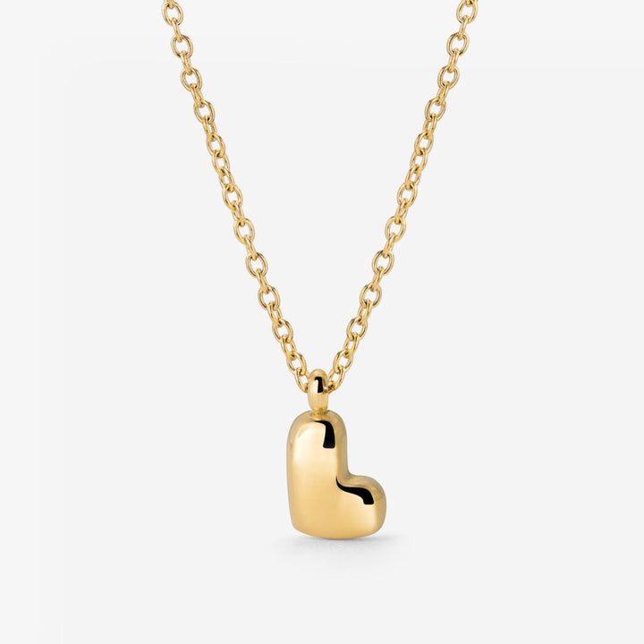 Collier Initiale Plaqué Or pour Femme – Pendentif Lettre Bubble