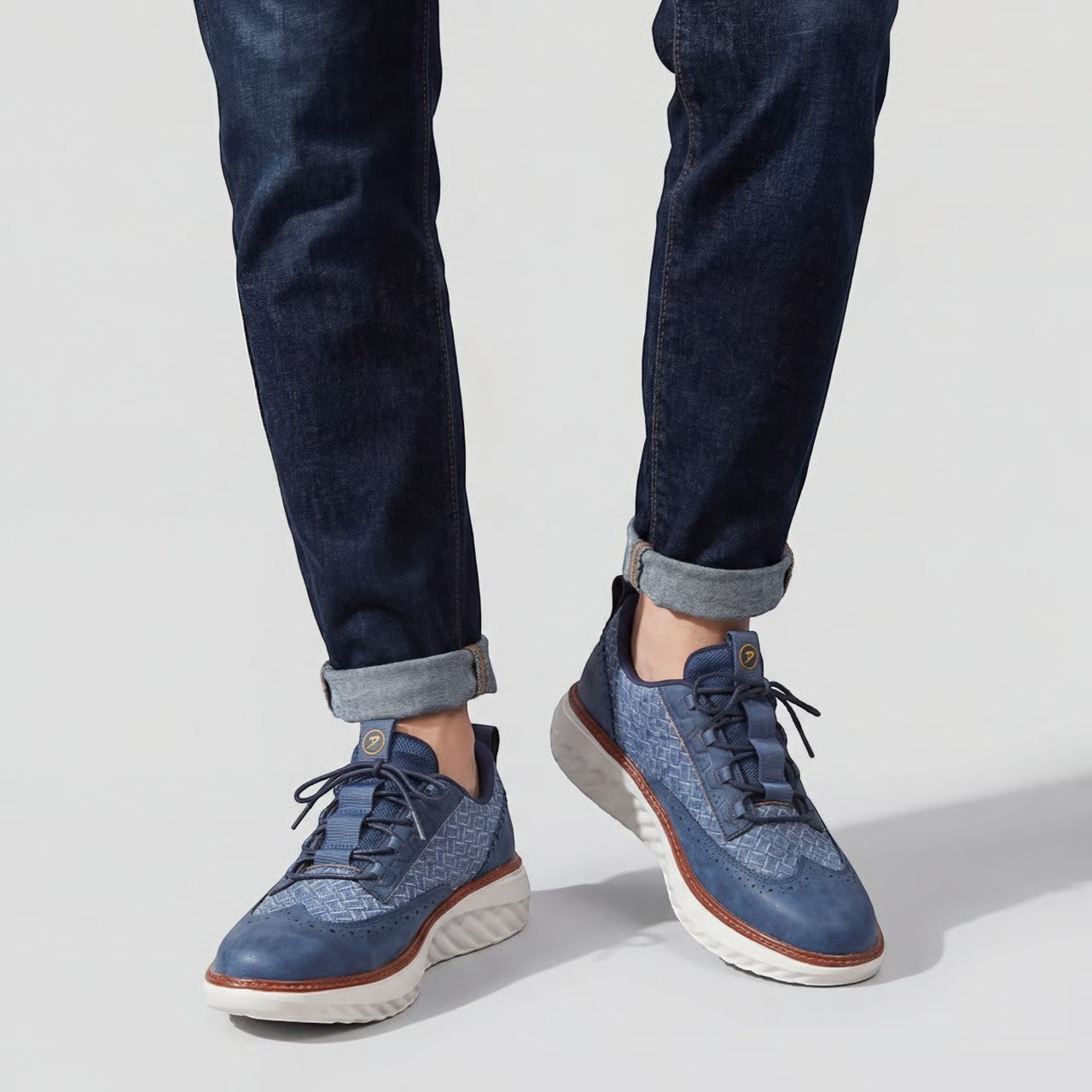 Riche | Baskets Basses en Cuir à Lacets pour Homme