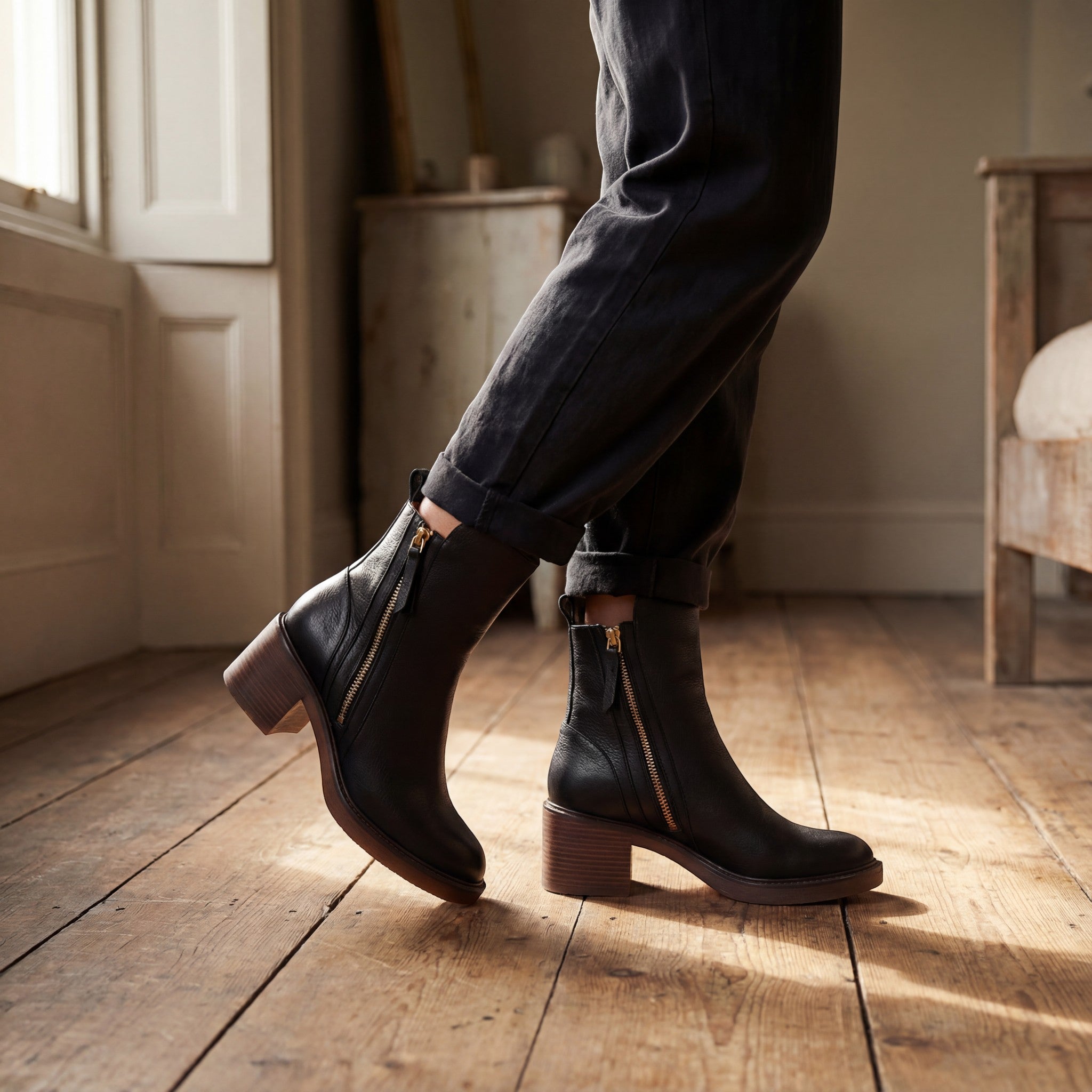 Riche | Bottines en cuir femme