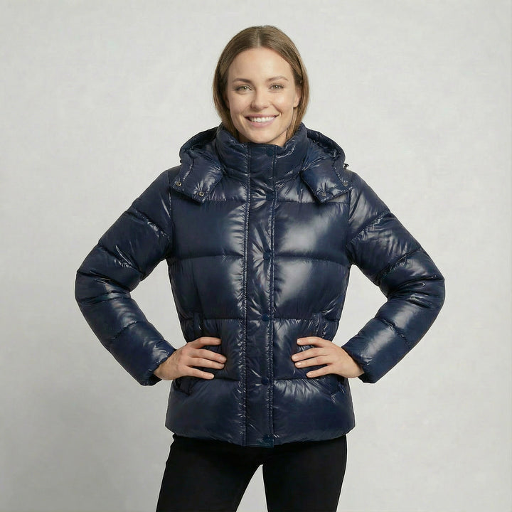 Riche | Doudoune femme à capuche en coton