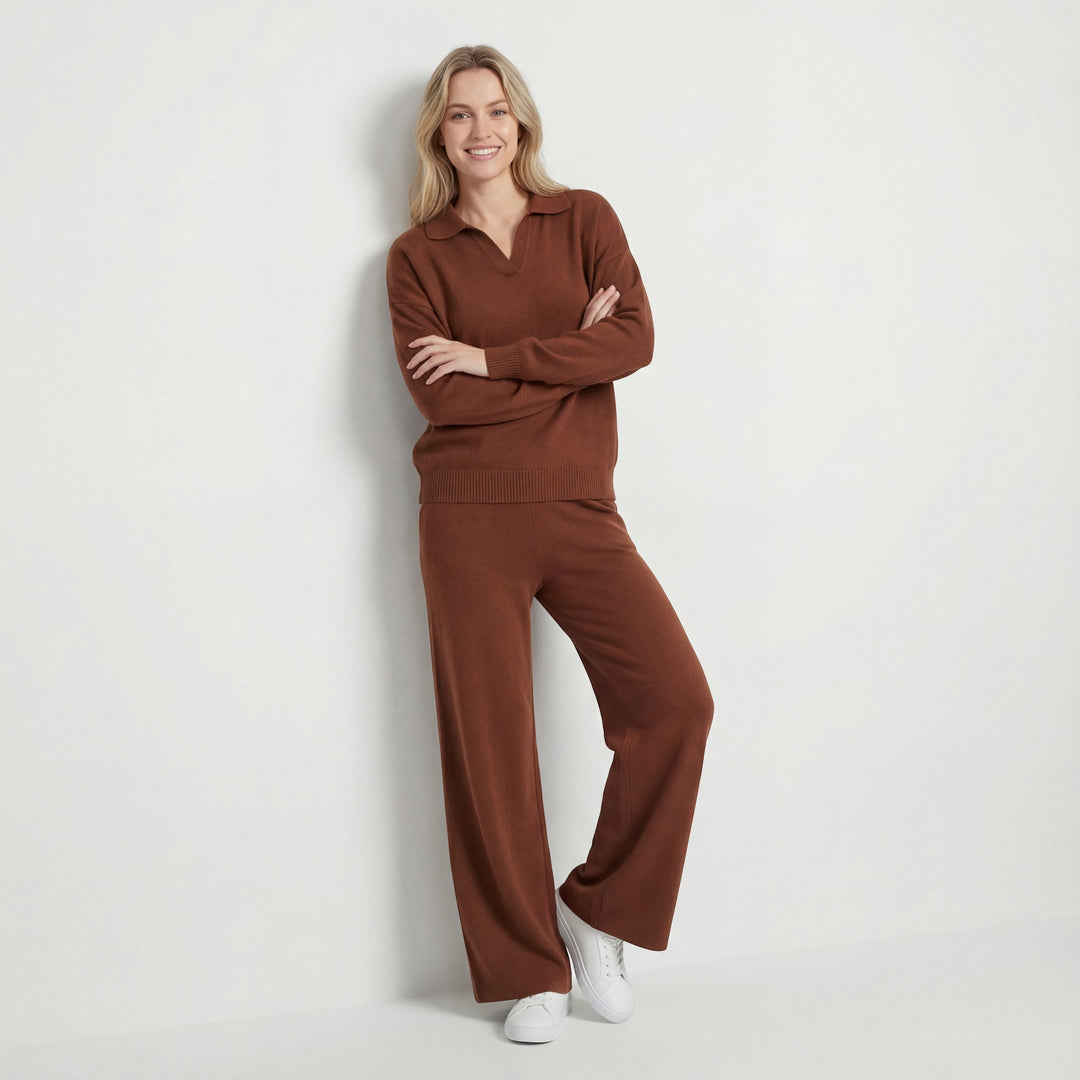 Riche | Ensemble en maille deux pièces pour femme