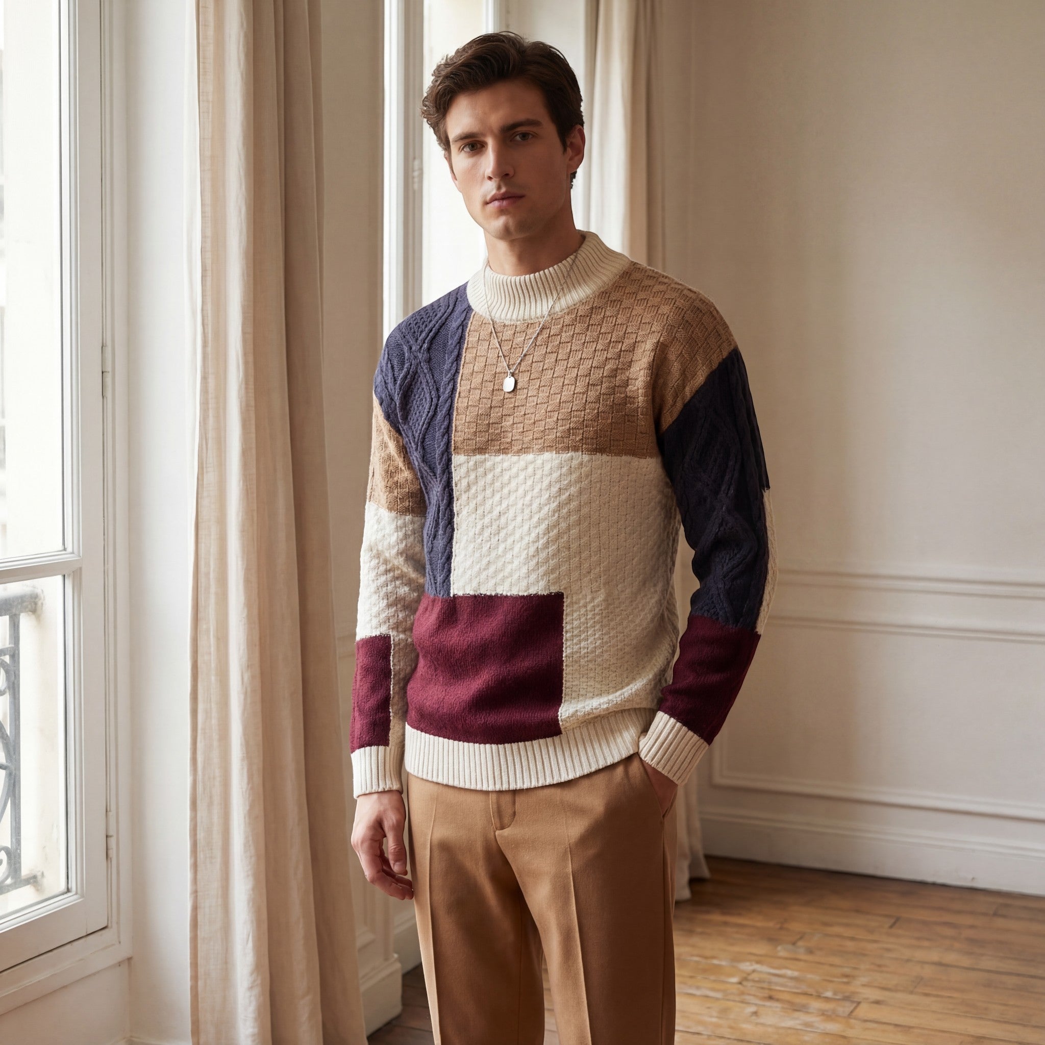 Riche | Pull homme en maille raffinée