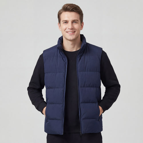 Riche | Gilet Matelassé à Col Montant pour Homme