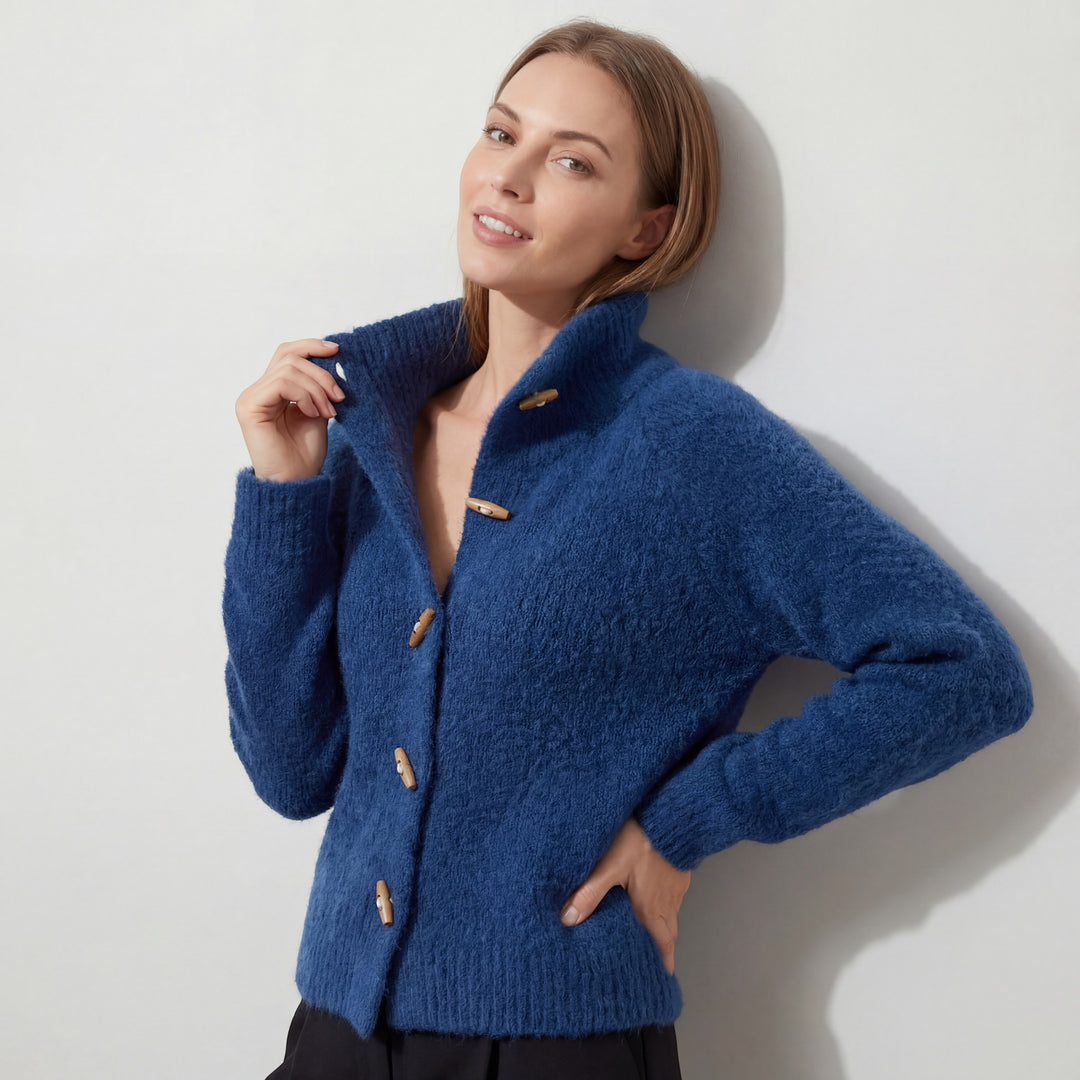 Riche | Women's Viscose Button-Down Cardigan