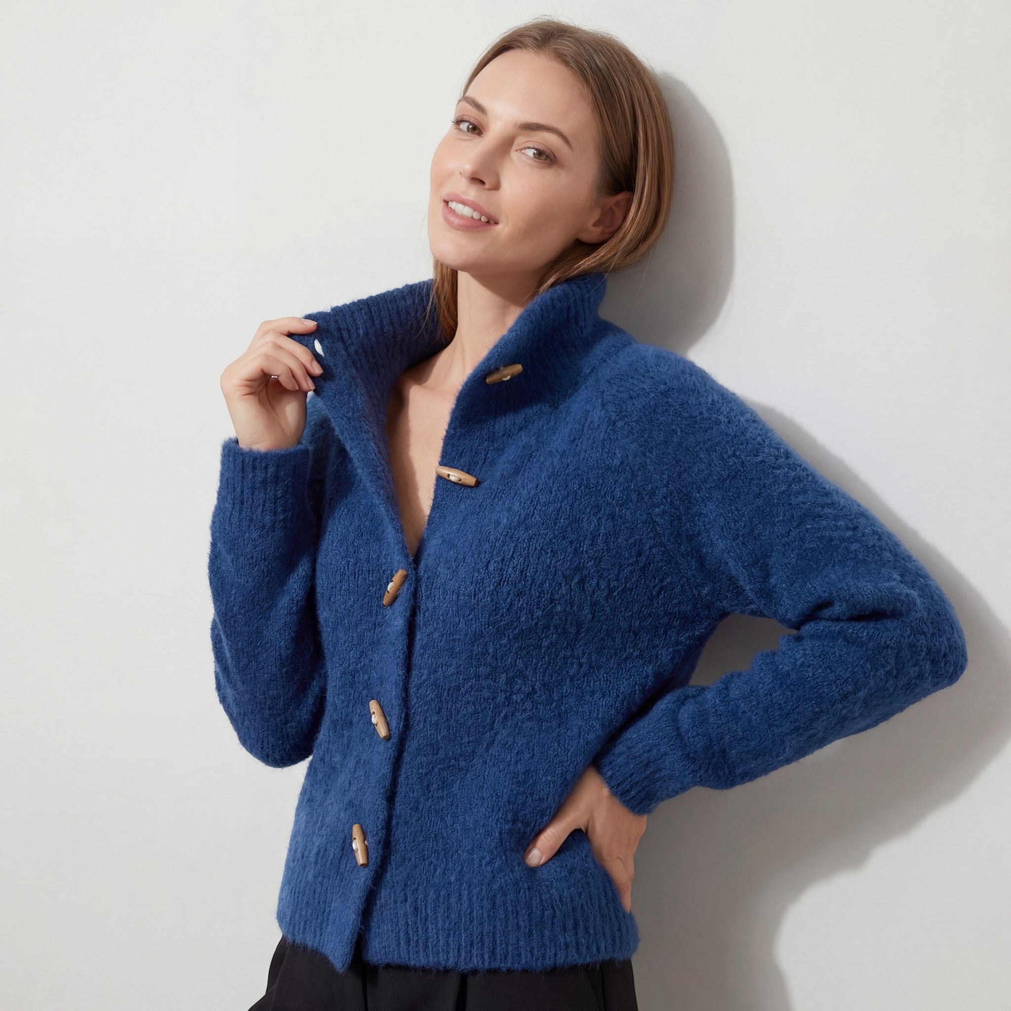 Riche | Cardigan Boutonné en Viscose pour Femme